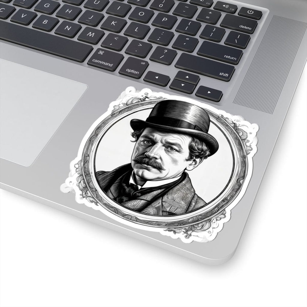Printify Paper products 4" × 4" / White Dr. Watson - Mysteries & Monsters Kiss-Cut Stickers