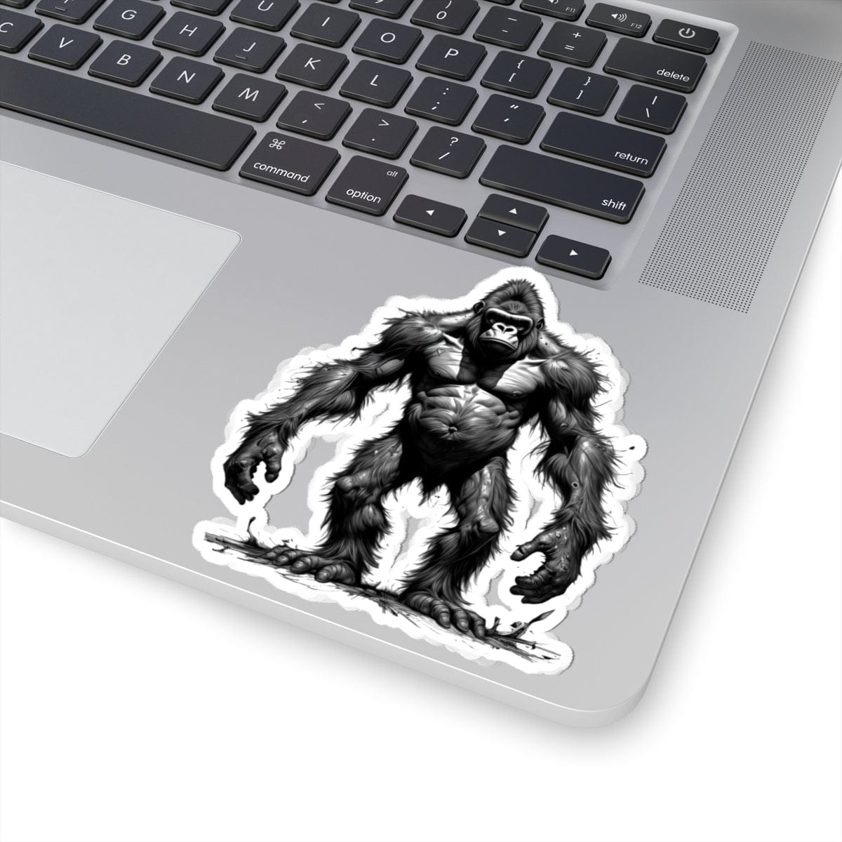 Printify Paper products 4" × 4" / White Gorilla I'm Fine - Everything's Fine Kiss-Cut Stickers