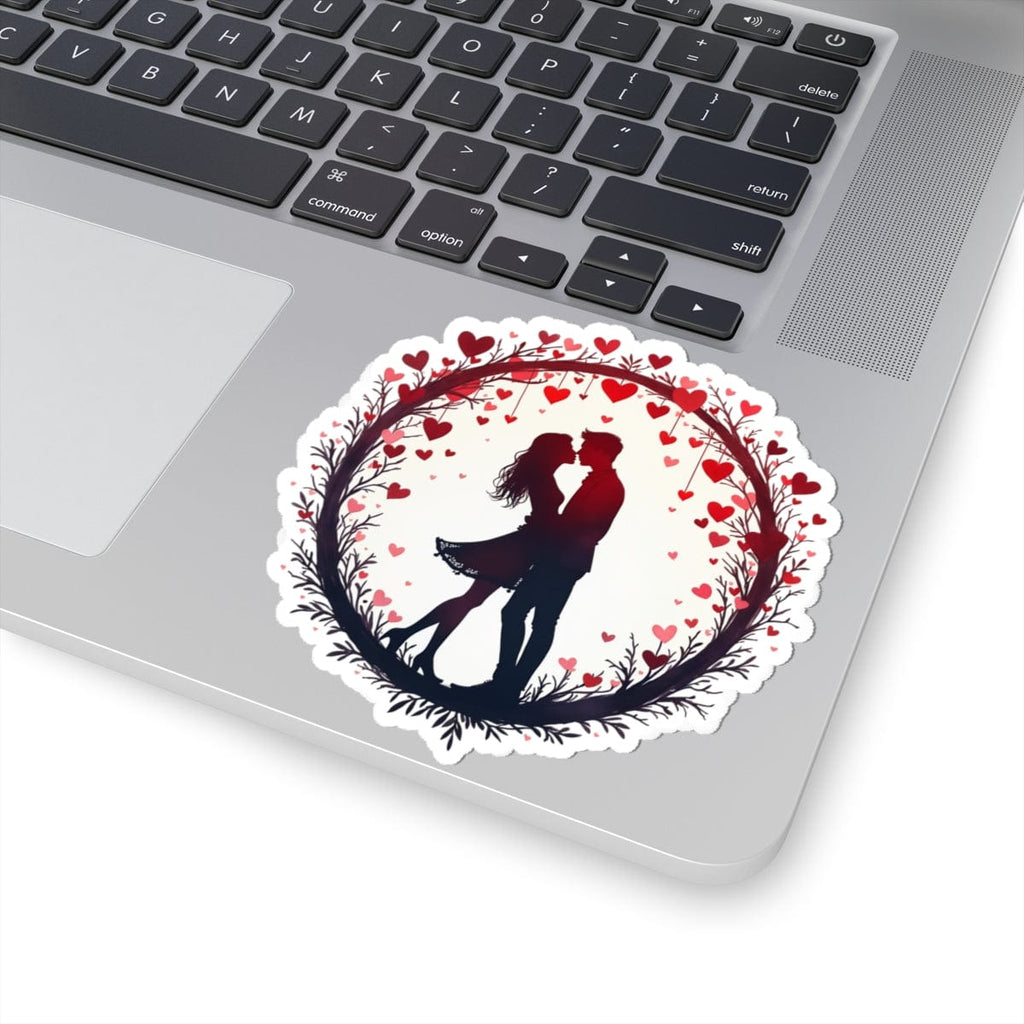 Printify Paper products 4" × 4" / White Perfect Pair - Love & Romance Kiss-Cut Stickers