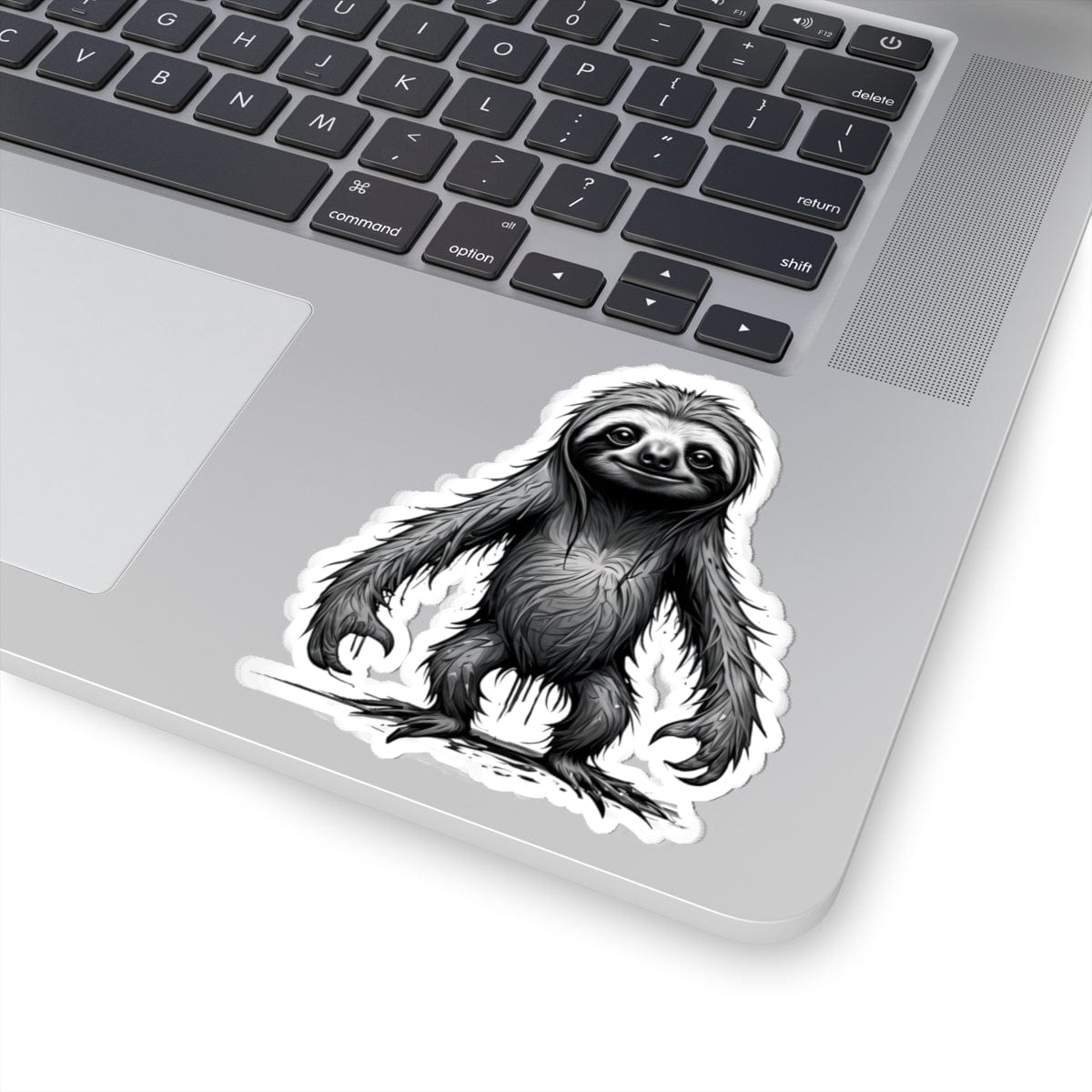 Printify Paper products 4" × 4" / White Sloth I'm Fine - Everything's Fine Kiss-Cut Stickers