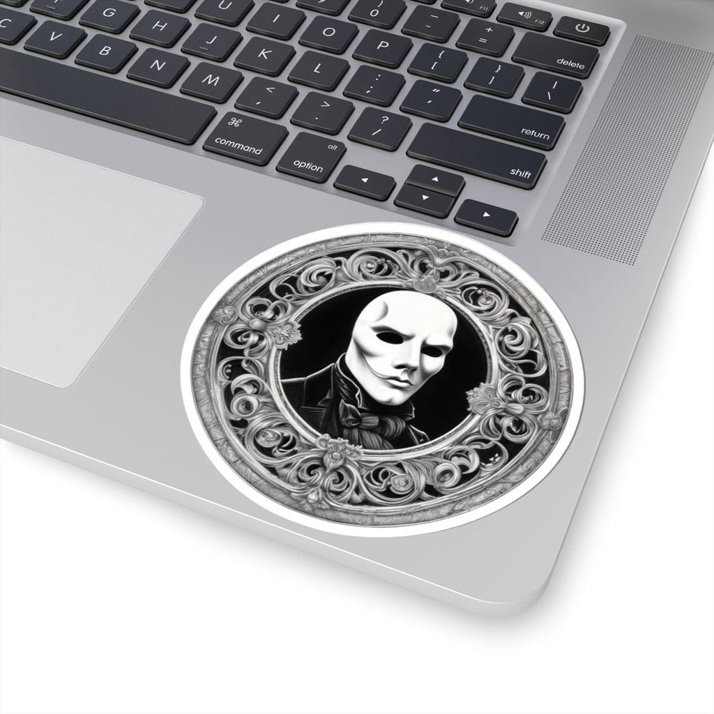 Printify Paper products 4" × 4" / White The Phantom of the Opera - Mysteries & Monsters Kiss-Cut Stickers