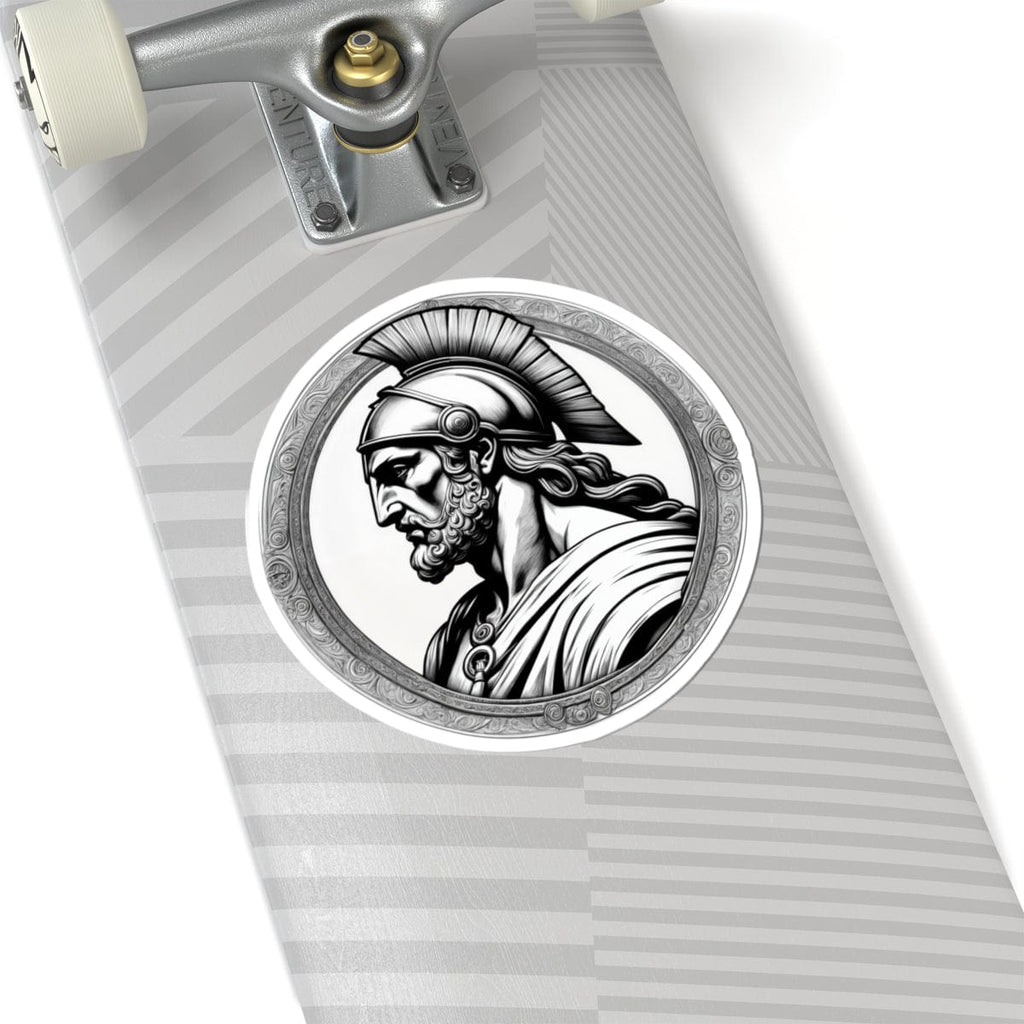 Printify Paper products 6" × 6" / White Achilles - Heroes & Quests Kiss-Cut Stickers