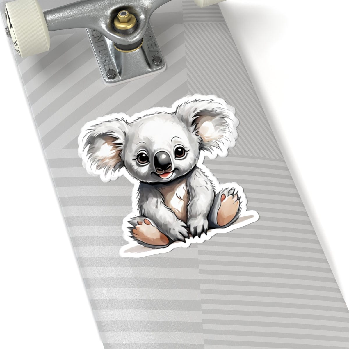 Printify Paper products 6" × 6" / White Baby Koala - Hyper Cute Kiss-Cut Stickers