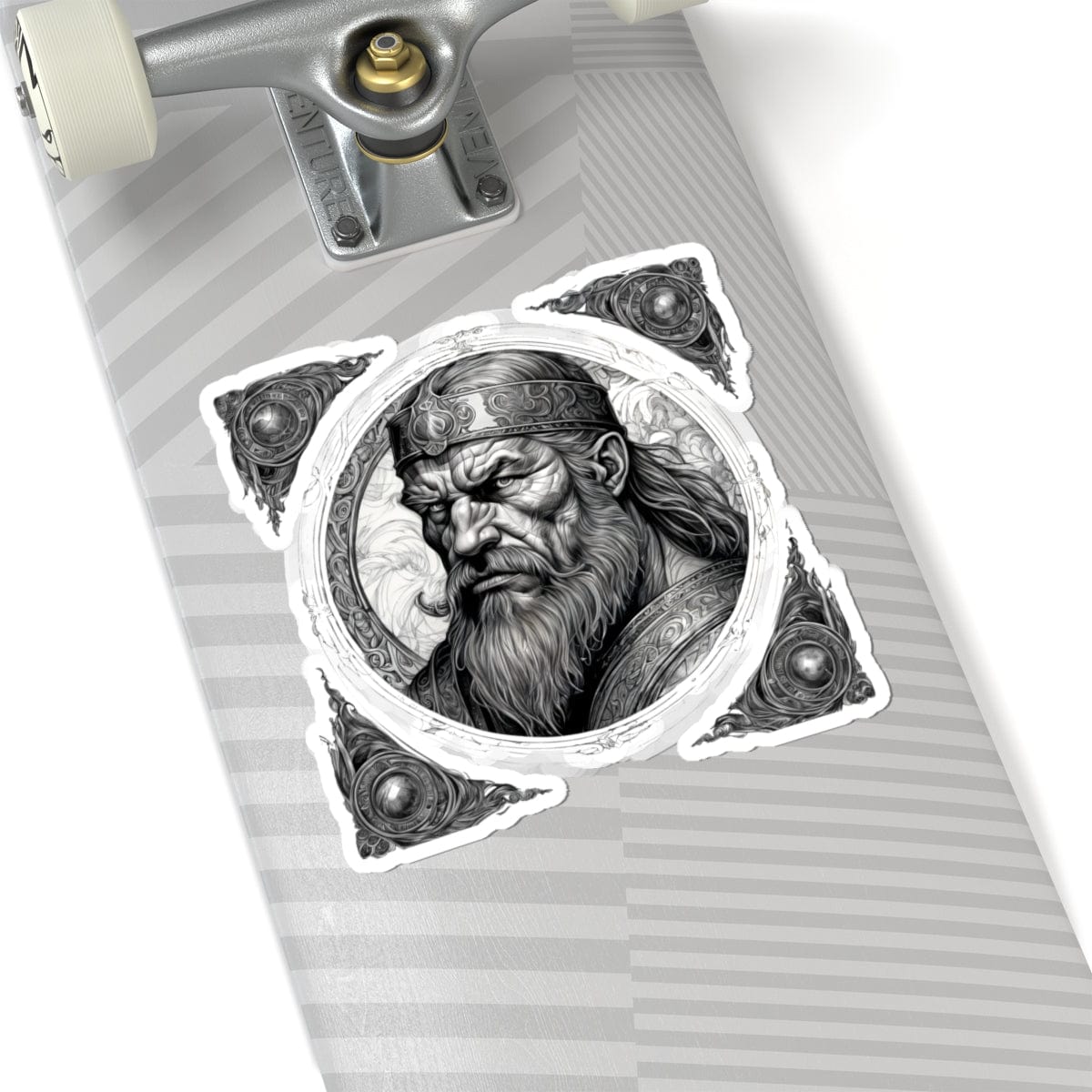 Printify Paper products 6" × 6" / White Beowulf - Heroes & Quests Kiss-Cut Stickers