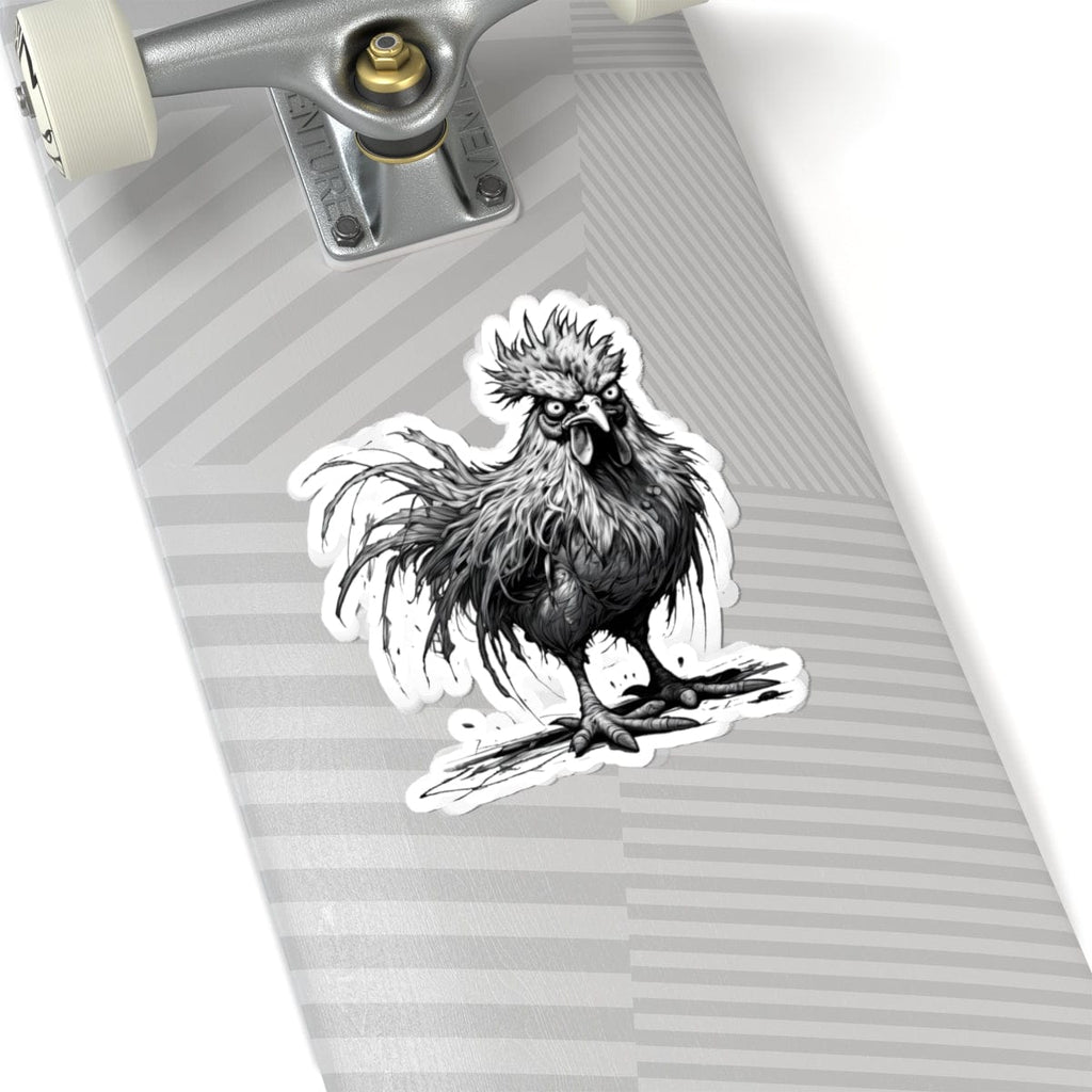 Printify Paper products 6" × 6" / White Chicken I'm Fine - Everything's Fine Kiss-Cut Stickers