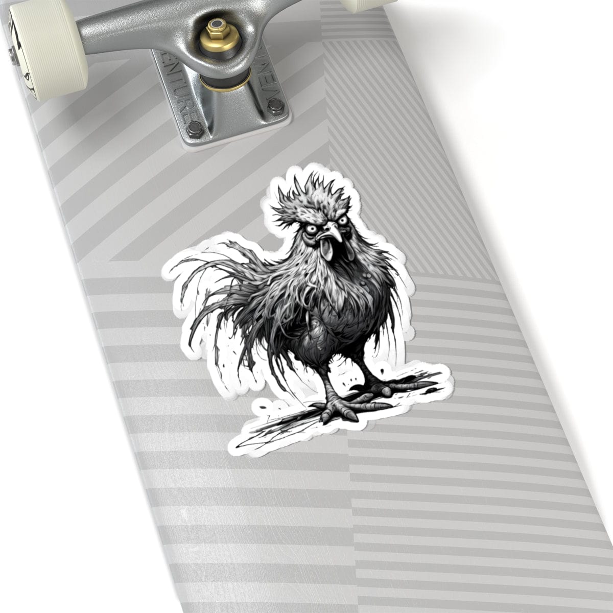 Printify Paper products 6" × 6" / White Chicken I'm Fine - Everything's Fine Kiss-Cut Stickers