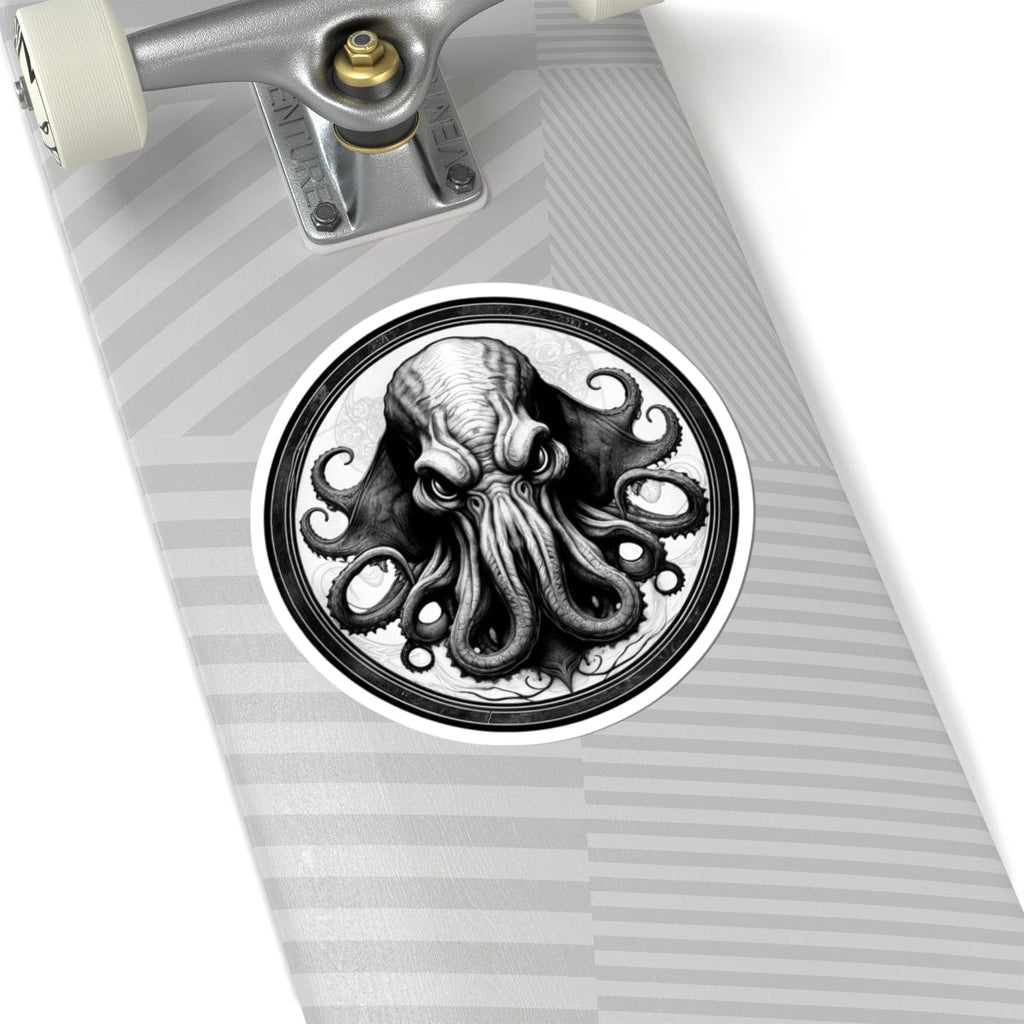 Printify Paper products 6" × 6" / White Cthulhu - Heroes & Quests Kiss-Cut Stickers