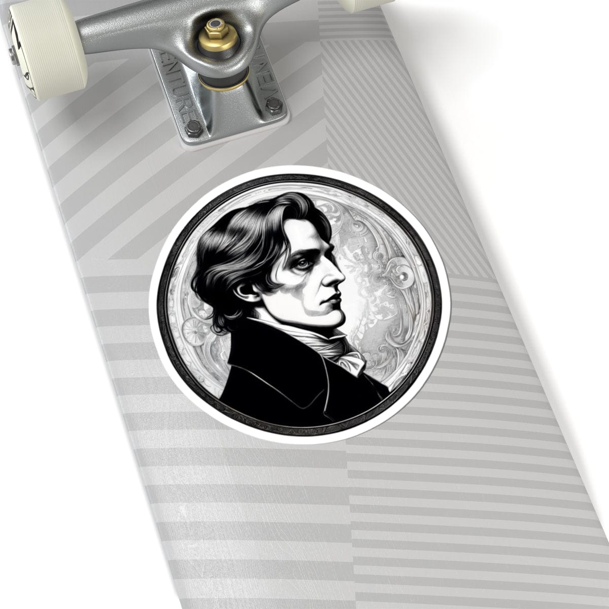 Printify Paper products 6" × 6" / White Dorian Gray - Mysteries & Monsters Kiss-Cut Stickers