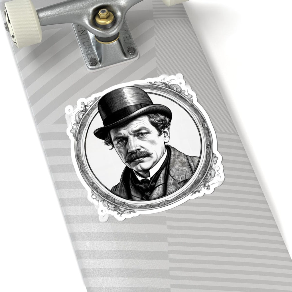 Printify Paper products 6" × 6" / White Dr. Watson - Mysteries & Monsters Kiss-Cut Stickers