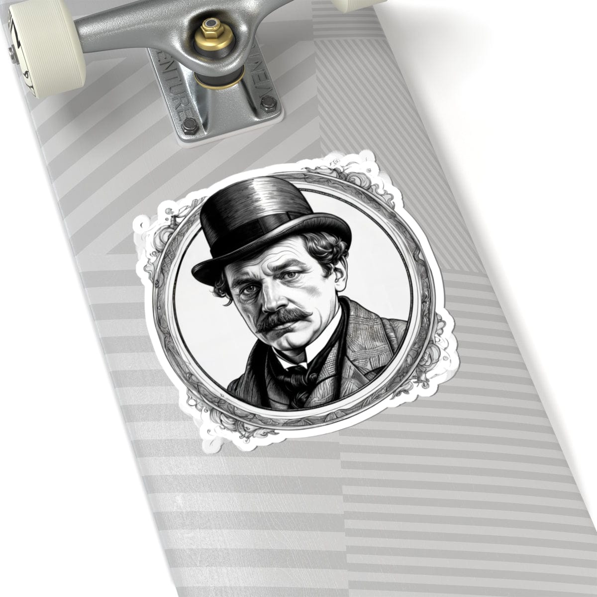 Printify Paper products 6" × 6" / White Dr. Watson - Mysteries & Monsters Kiss-Cut Stickers