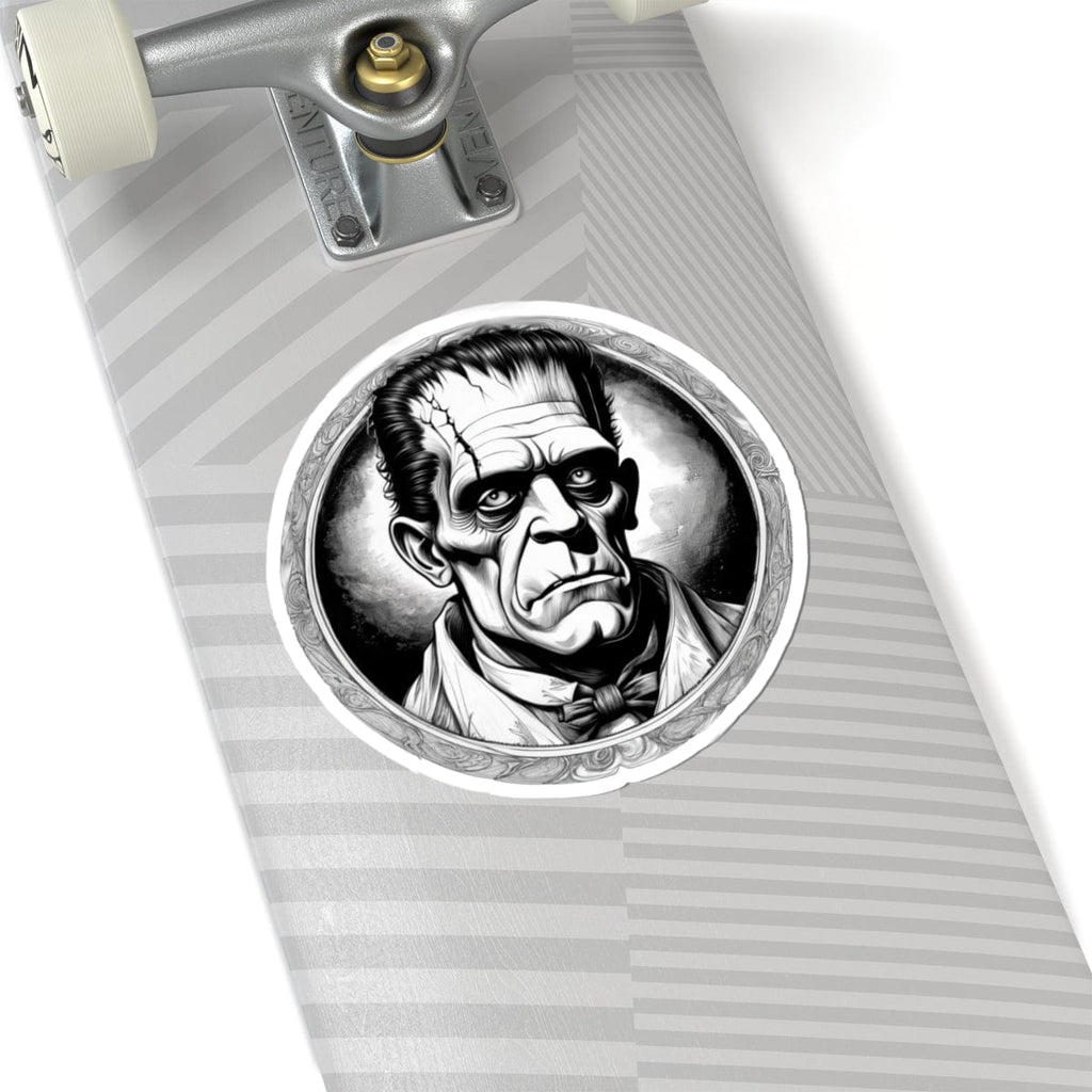 Printify Paper products 6" × 6" / White Frankenstein's Monster - Mysteries & Monsters Kiss-Cut Stickers