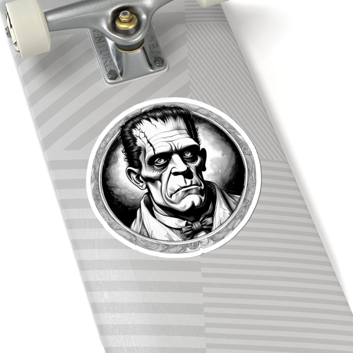 Printify Paper products 6" × 6" / White Frankenstein's Monster - Mysteries & Monsters Kiss-Cut Stickers