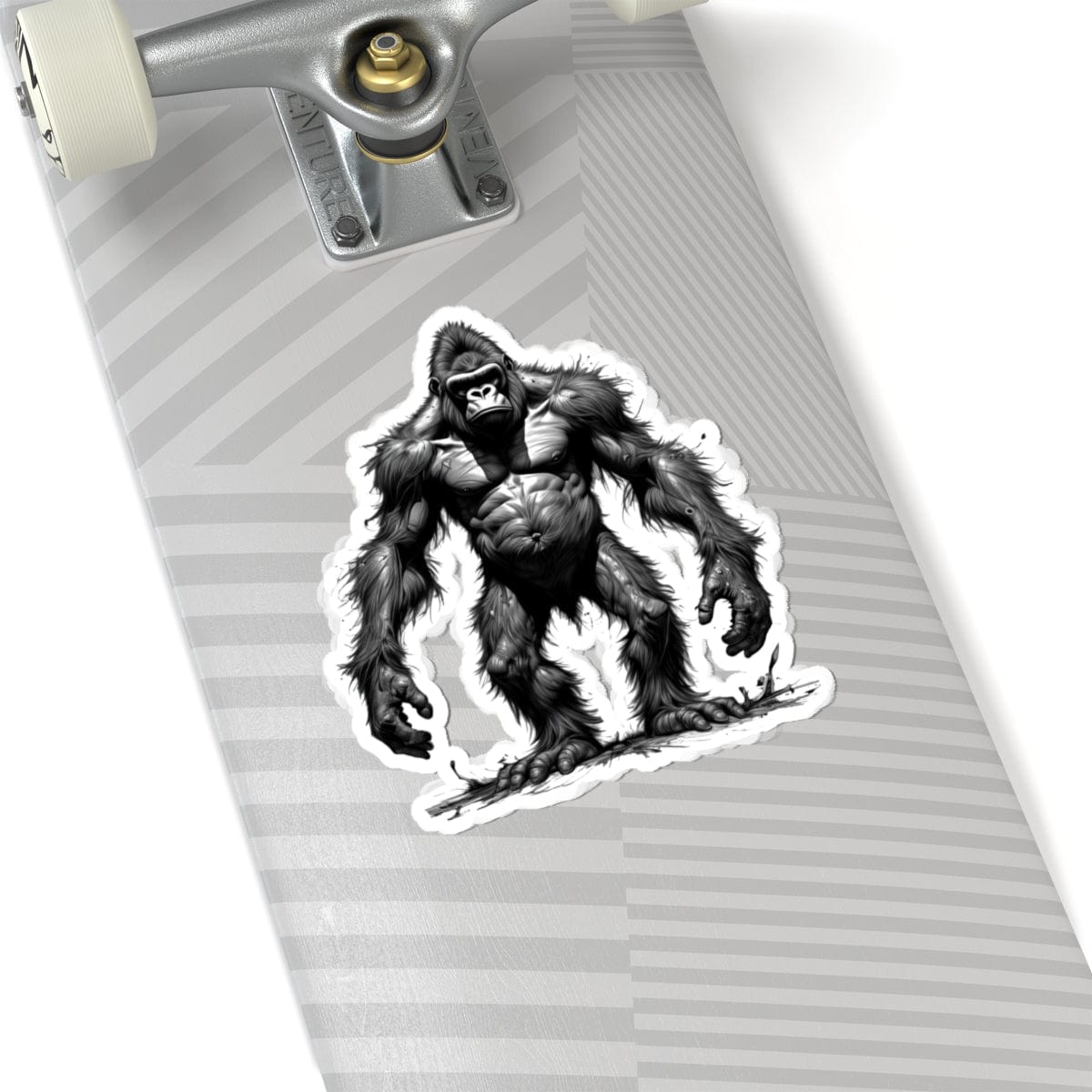 Printify Paper products 6" × 6" / White Gorilla I'm Fine - Everything's Fine Kiss-Cut Stickers