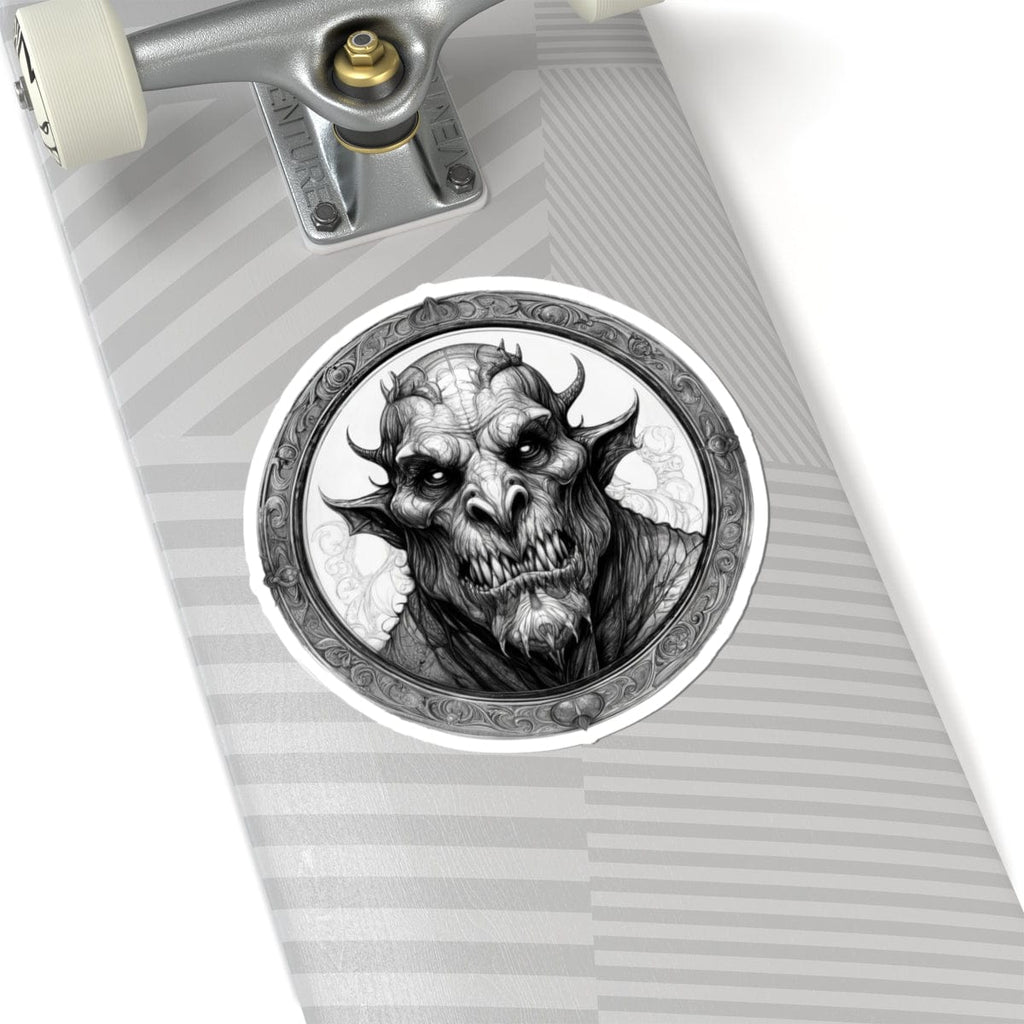 Printify Paper products 6" × 6" / White Grendel - Heroes & Quests Kiss-Cut Stickers