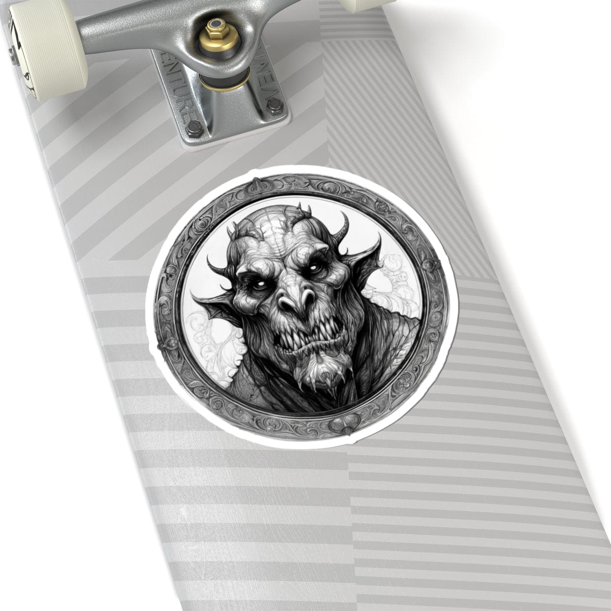 Printify Paper products 6" × 6" / White Grendel - Heroes & Quests Kiss-Cut Stickers