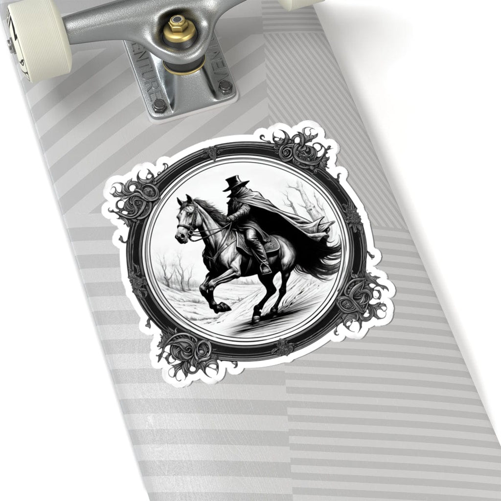Printify Paper products 6" × 6" / White Headless Horseman - Mysteries & Monsters Kiss-Cut Stickers