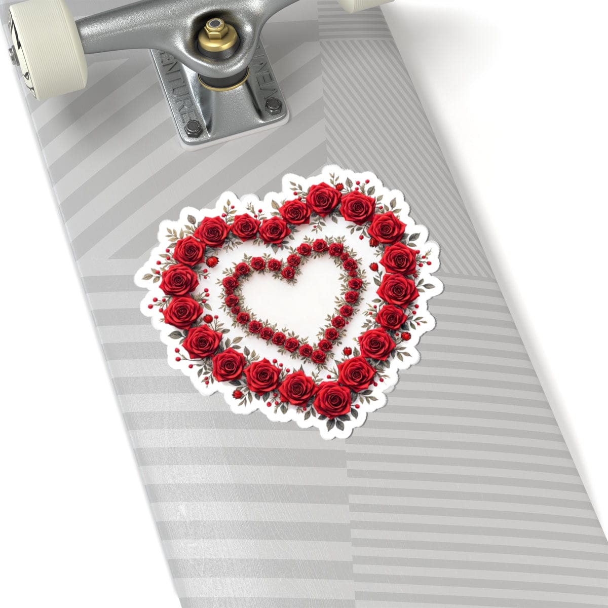 Printify Paper products 6" × 6" / White Heartfelt Connection - Love & Romance Kiss-Cut Stickers