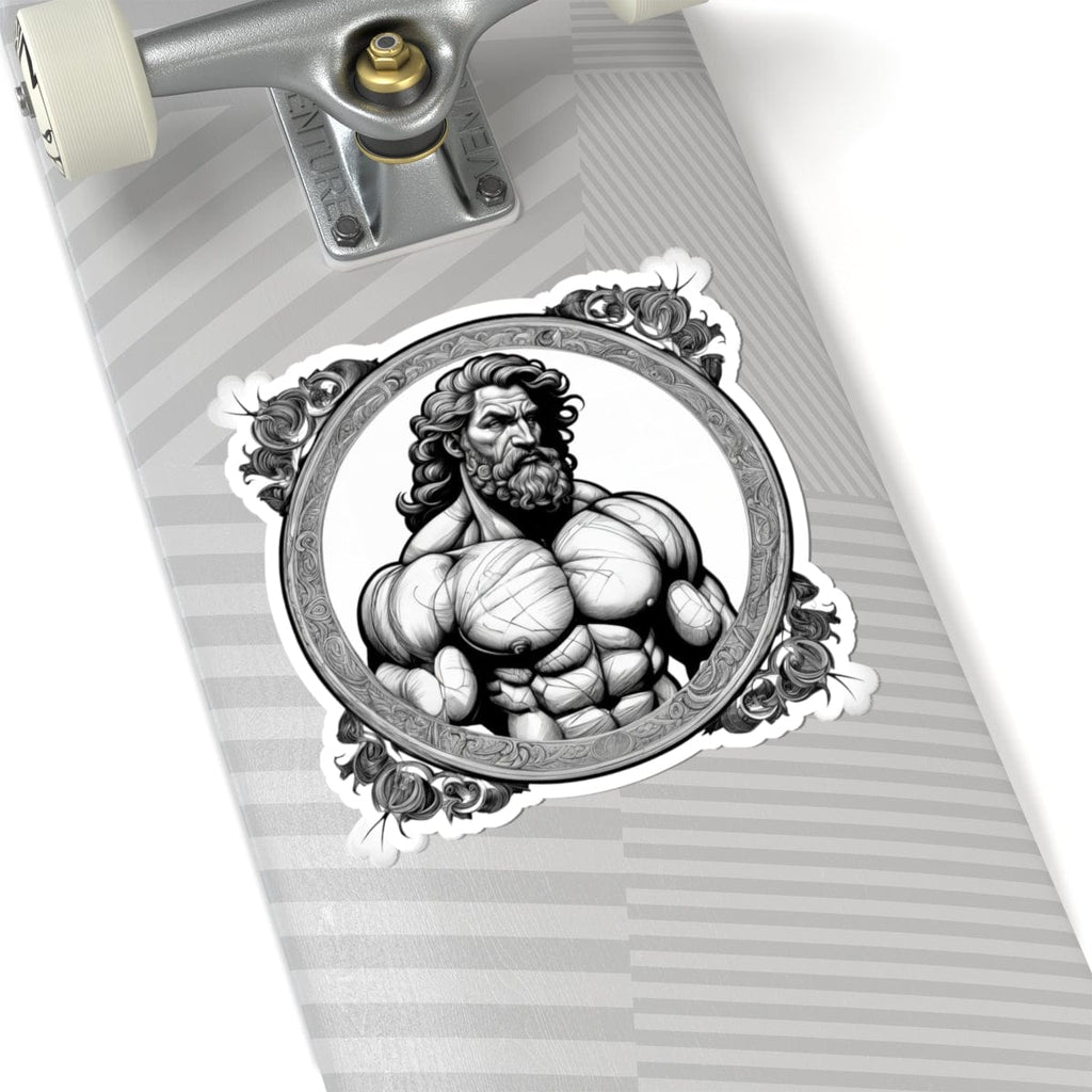 Printify Paper products 6" × 6" / White Hercules - Heroes & Quests Kiss-Cut Stickers