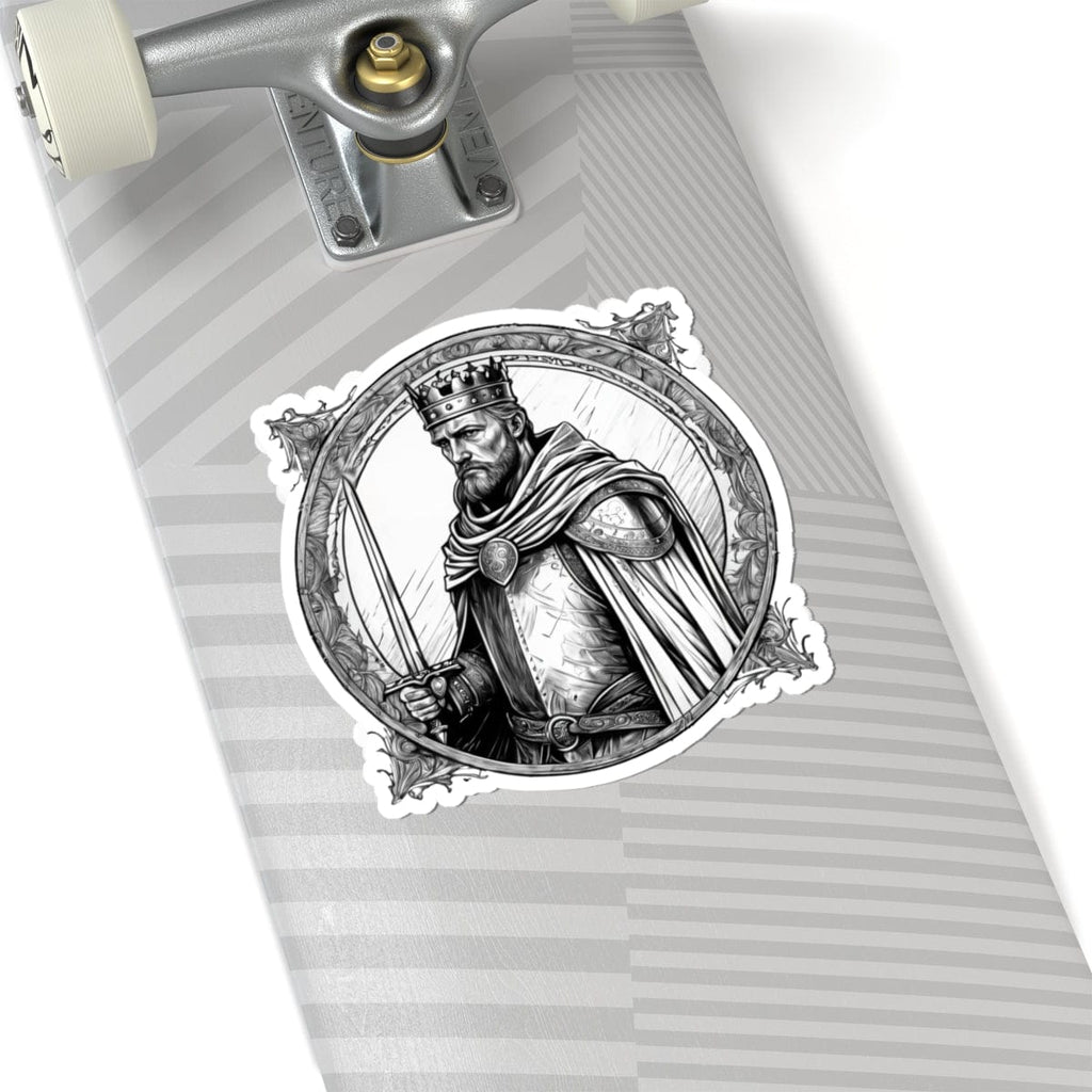 Printify Paper products 6" × 6" / White King Arthur - Heroes & Quests Kiss-Cut Stickers