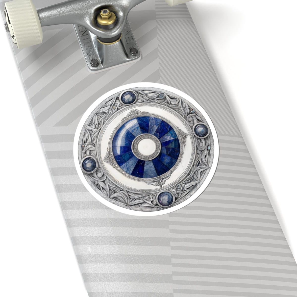 Printify Paper products 6" × 6" / White Lapis Lazuli - Crystals & Gemstones Kiss-Cut Stickers