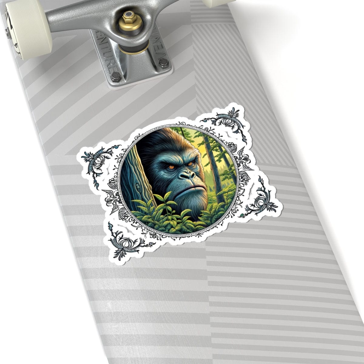 Printify Paper products 6" × 6" / White Legends Are Real  - Bigfoot & Legends Kiss-Cut Stickers