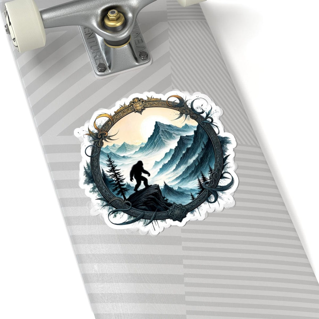 Printify Paper products 6" × 6" / White Legends of the Wilderness - Bigfoot & Legends Kiss-Cut Stickers