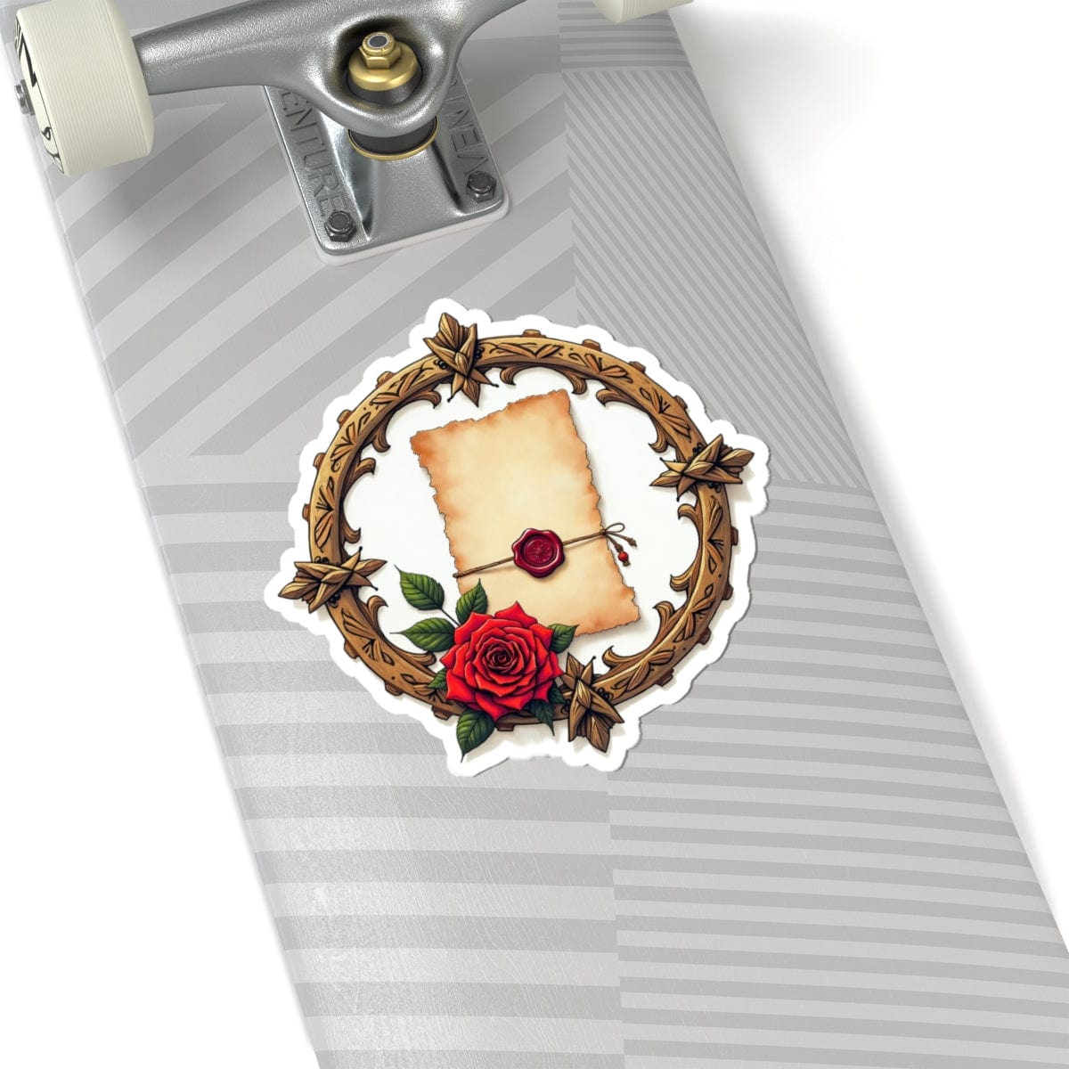 Printify Paper products 6" × 6" / White Love Letter - Love & Romance Kiss-Cut Stickers