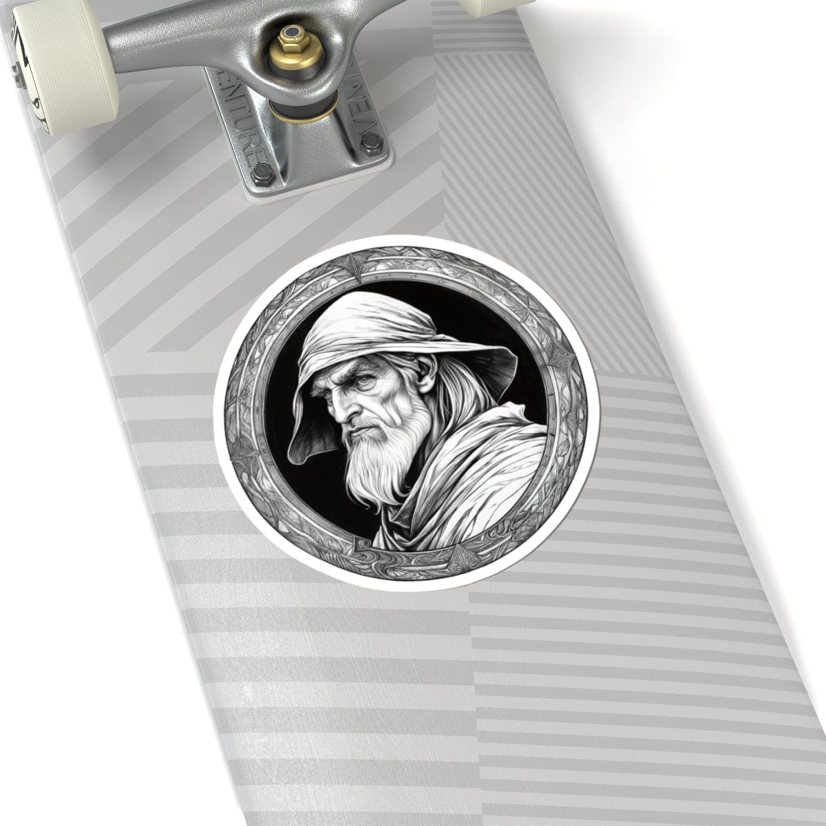 Printify Paper products 6" × 6" / White Merlin - Heroes & Quests Kiss-Cut Stickers