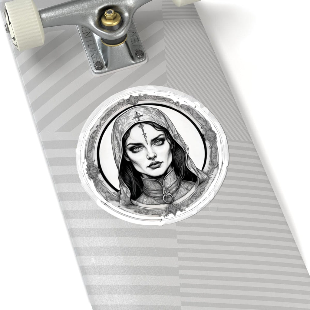 Printify Paper products 6" × 6" / White Morgana - Heroes & Quests Kiss-Cut Stickers