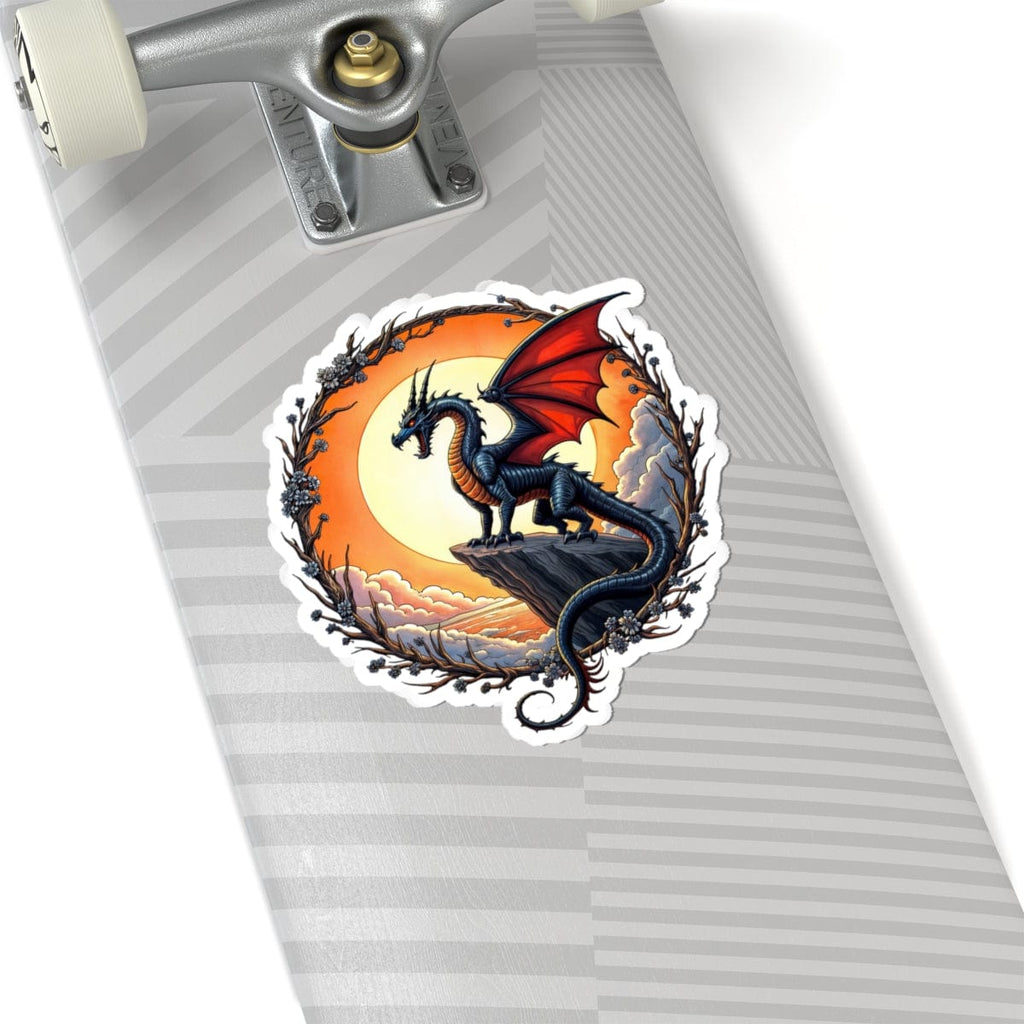 Printify Paper products 6" × 6" / White Shadowwing - Dragons & Magic Kiss-Cut Stickers