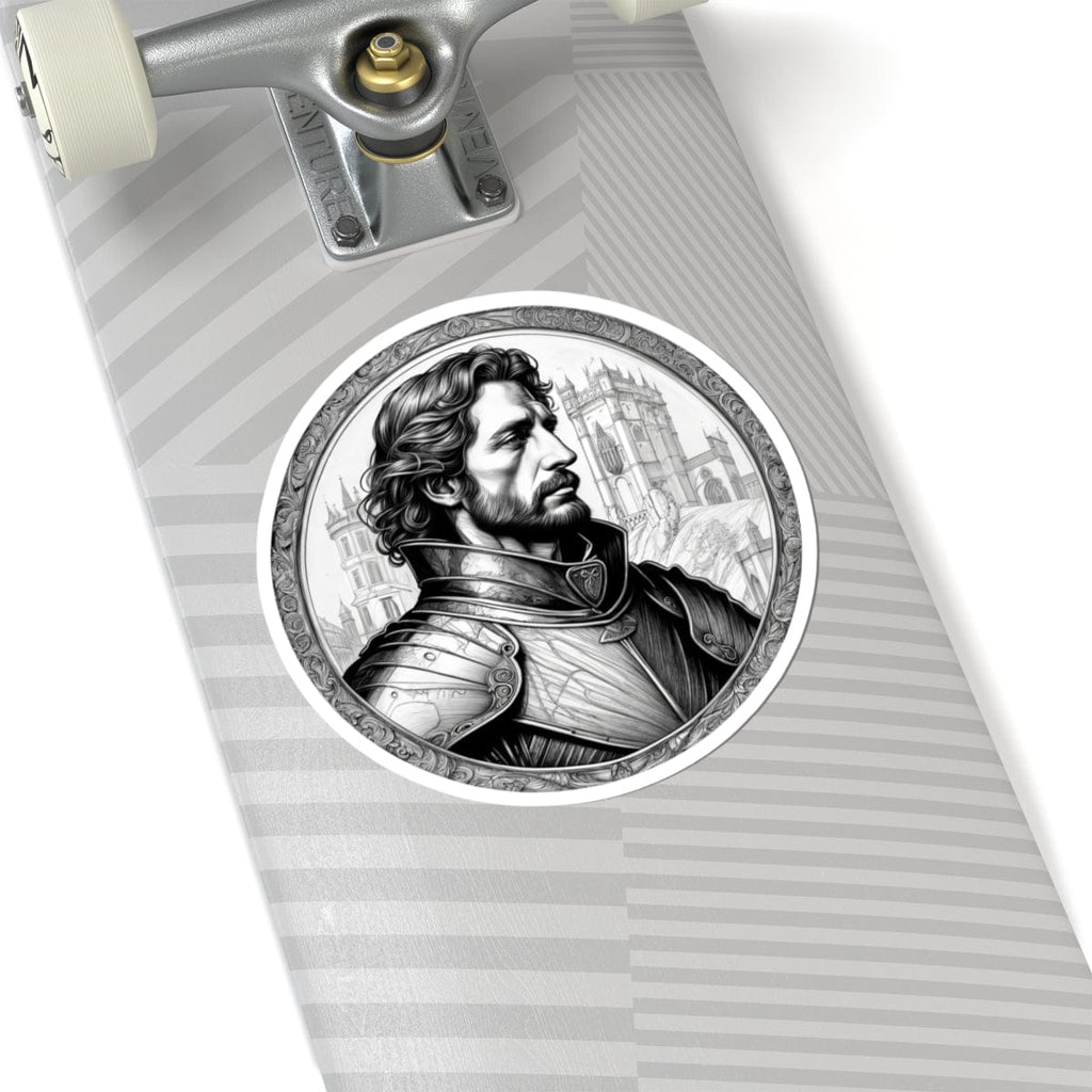 Printify Paper products 6" × 6" / White Sir Lancelot - Heroes & Quests Kiss-Cut Stickers