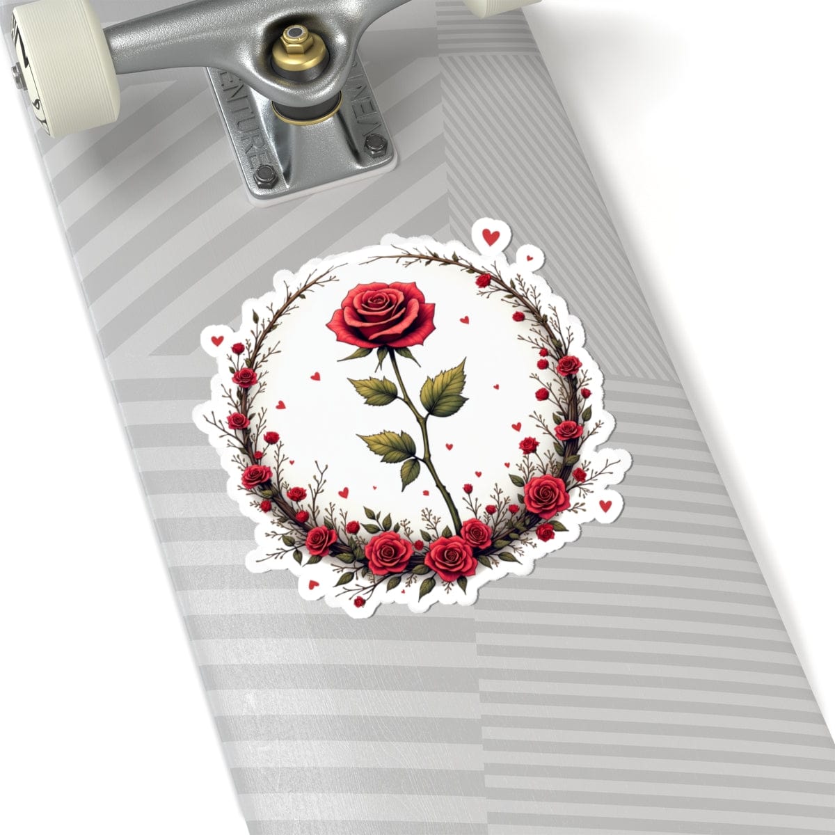 Printify Paper products 6" × 6" / White Sweet Scents - Love & Romance Kiss-Cut Stickers