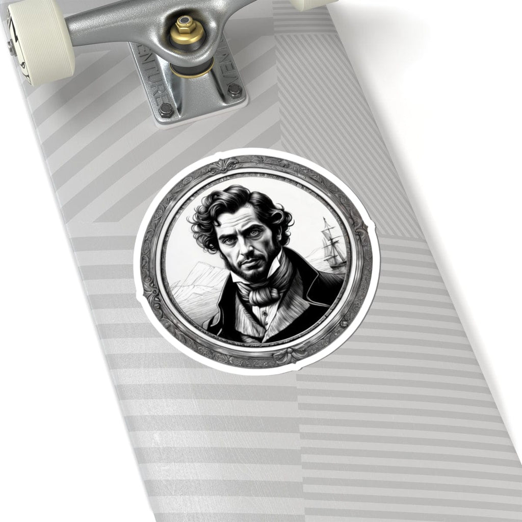 Printify Paper products 6" × 6" / White The Count of Monte Cristo - Mysteries & Monsters Kiss-Cut Stickers