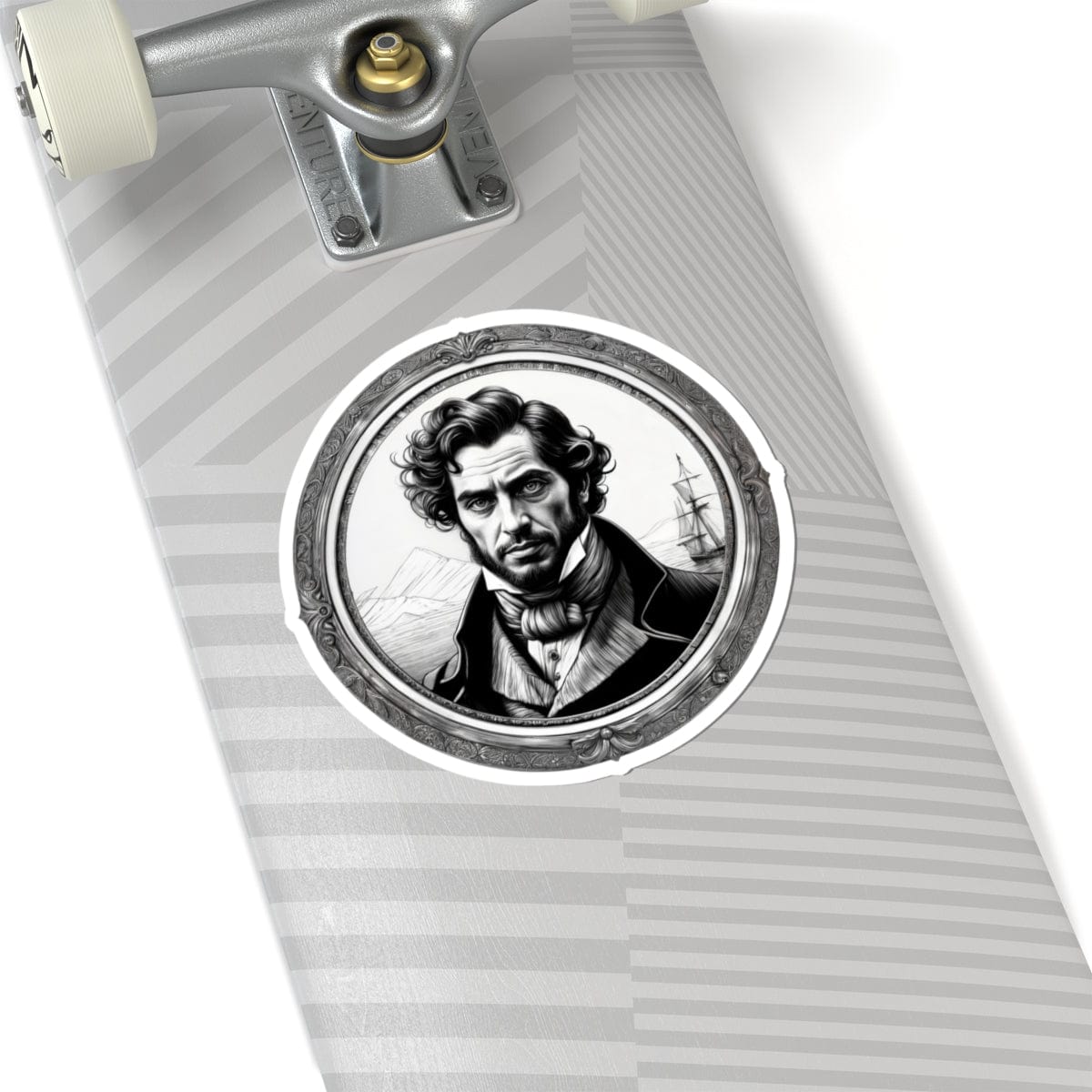 Printify Paper products 6" × 6" / White The Count of Monte Cristo - Mysteries & Monsters Kiss-Cut Stickers