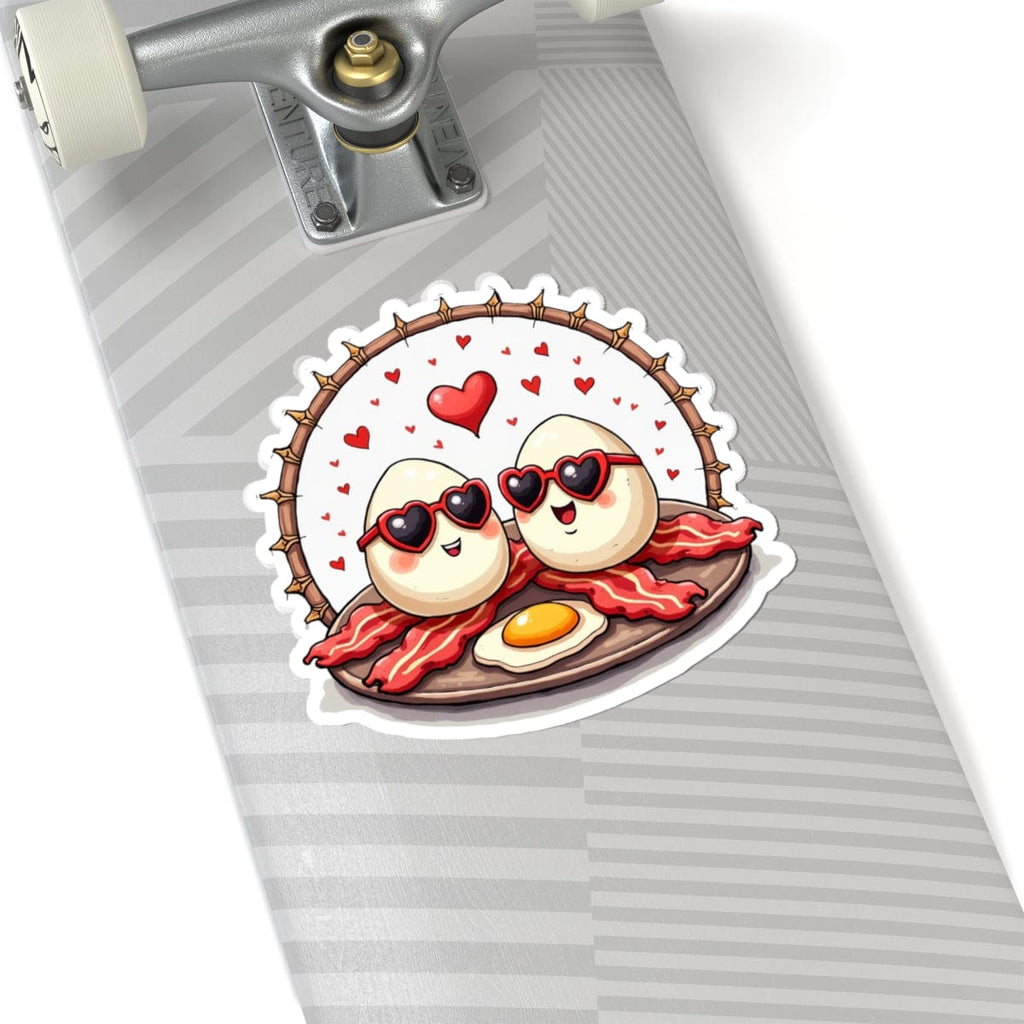 Printify Paper products 6" × 6" / White Unbeatable Love - Love & Fun Kiss-Cut Stickers