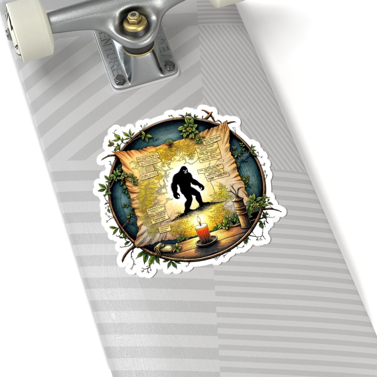 Printify Paper products 6" × 6" / White Uncover the Myth - Bigfoot & Legends Kiss-Cut Stickers