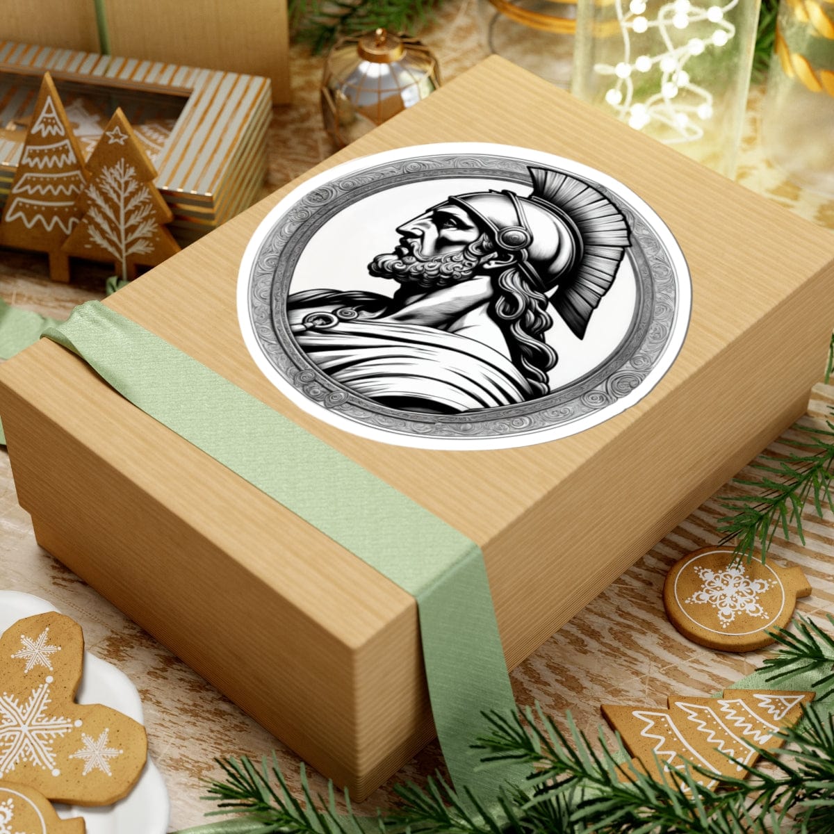 Printify Paper products Achilles - Heroes & Quests Kiss-Cut Stickers