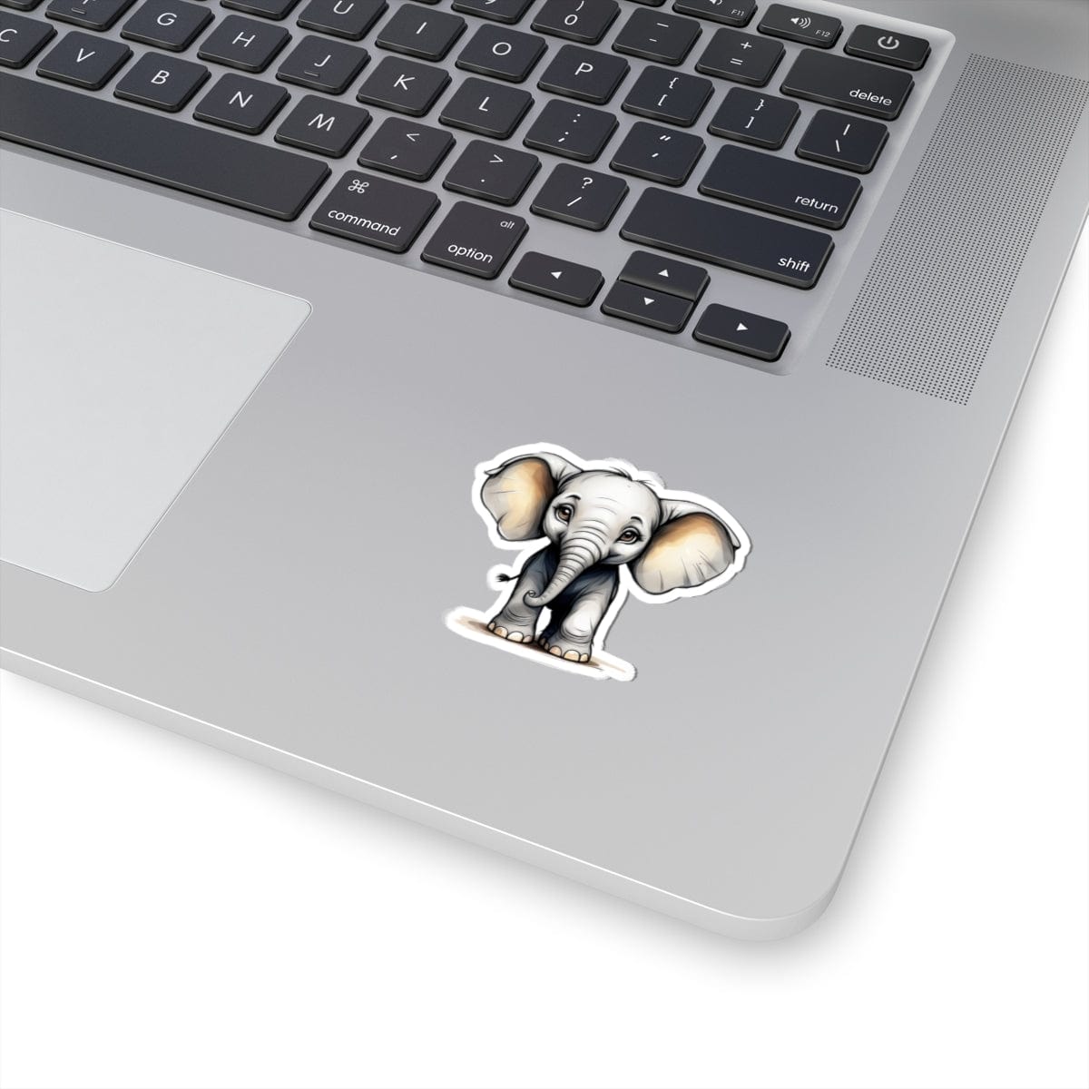 Printify Paper products Baby Elephant - Hyper Cute Kiss-Cut Stickers
