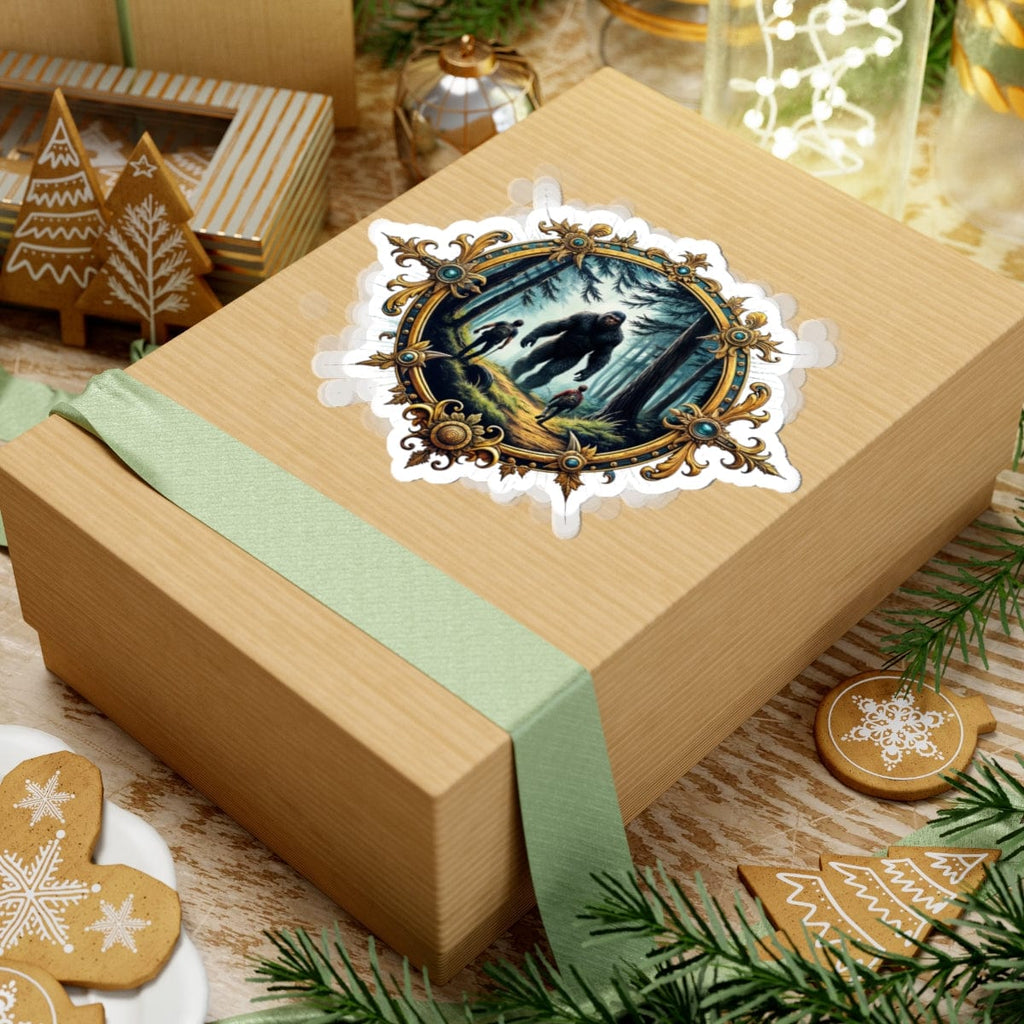 Printify Paper products Bigfoot Encounters - Bigfoot & Legends Kiss-Cut Stickers