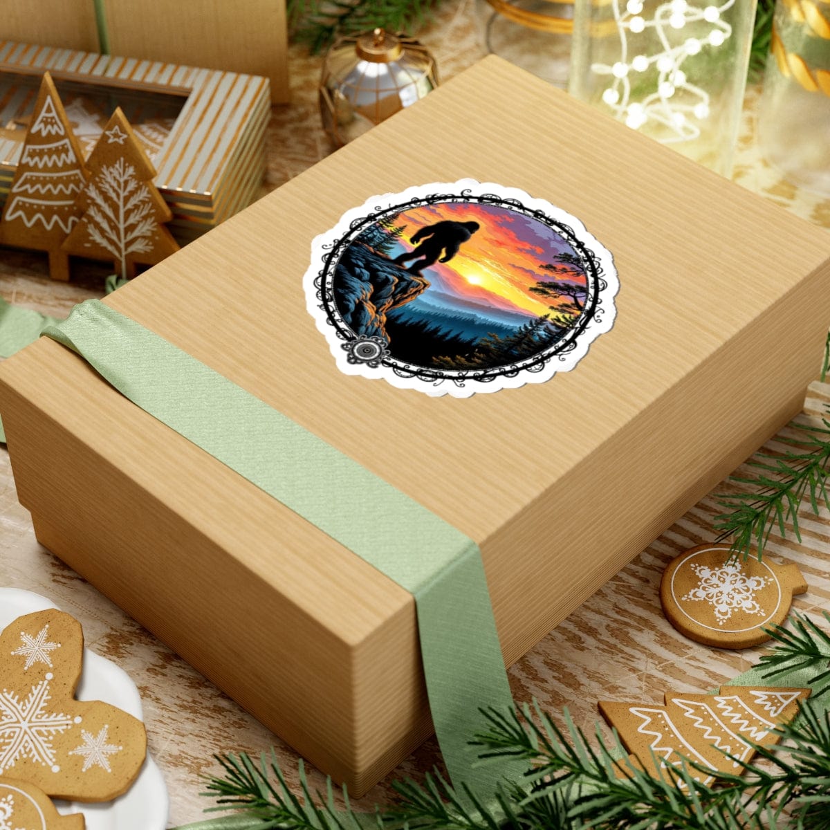 Printify Paper products Capture the Legend - Bigfoot & Legends Kiss-Cut Stickers