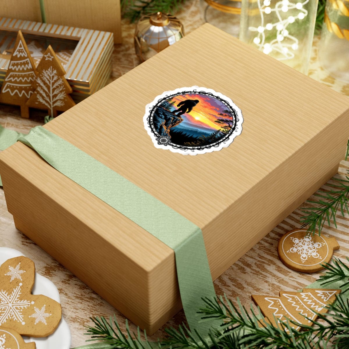 Printify Paper products Capture the Legend - Bigfoot & Legends Kiss-Cut Stickers