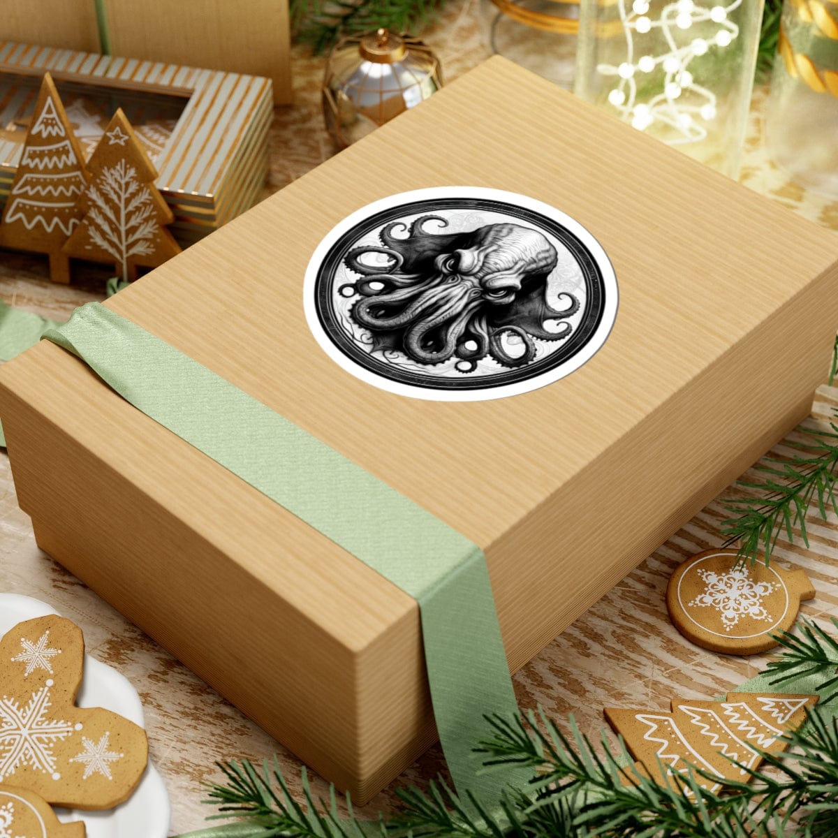 Printify Paper products Cthulhu - Heroes & Quests Kiss-Cut Stickers