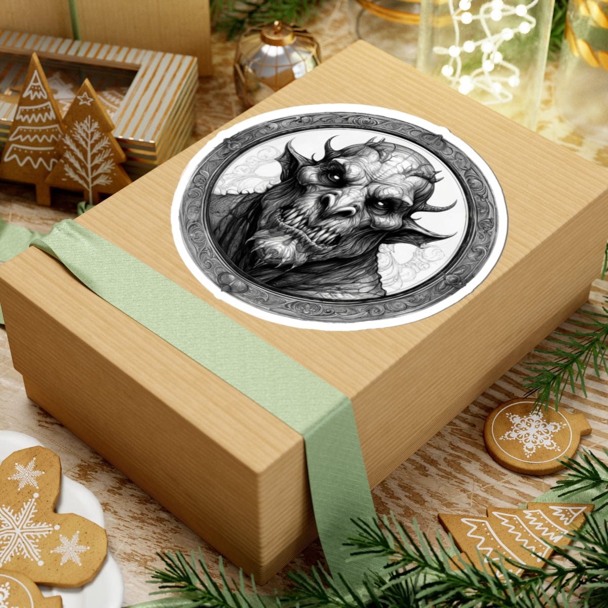 Printify Paper products Grendel - Heroes & Quests Kiss-Cut Stickers