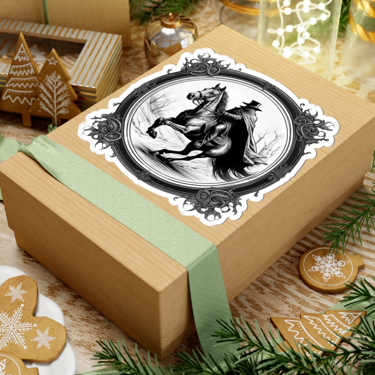 Printify Paper products Headless Horseman - Mysteries & Monsters Kiss-Cut Stickers