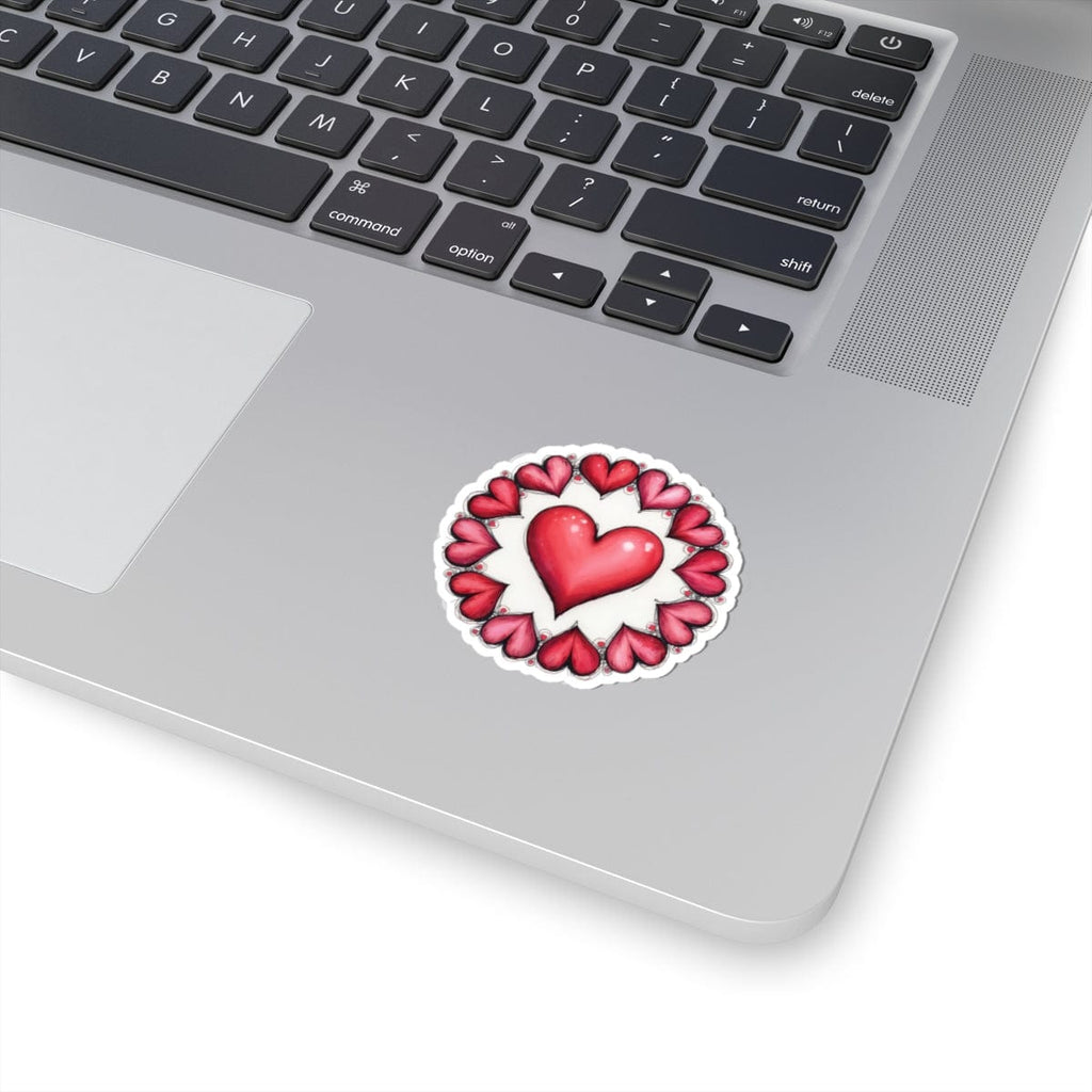 Printify Paper products Heart’s Desire - Love & Romance Kiss-Cut Stickers
