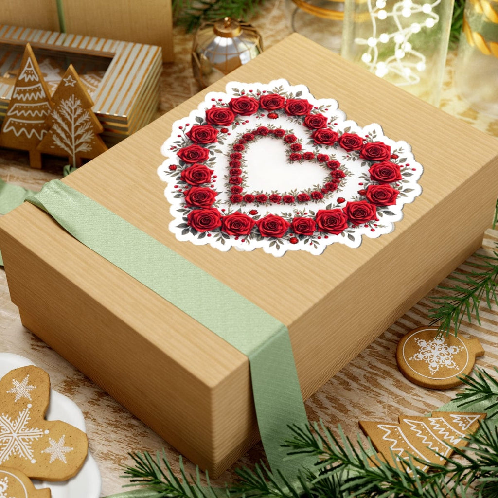 Printify Paper products Heartfelt Connection - Love & Romance Kiss-Cut Stickers