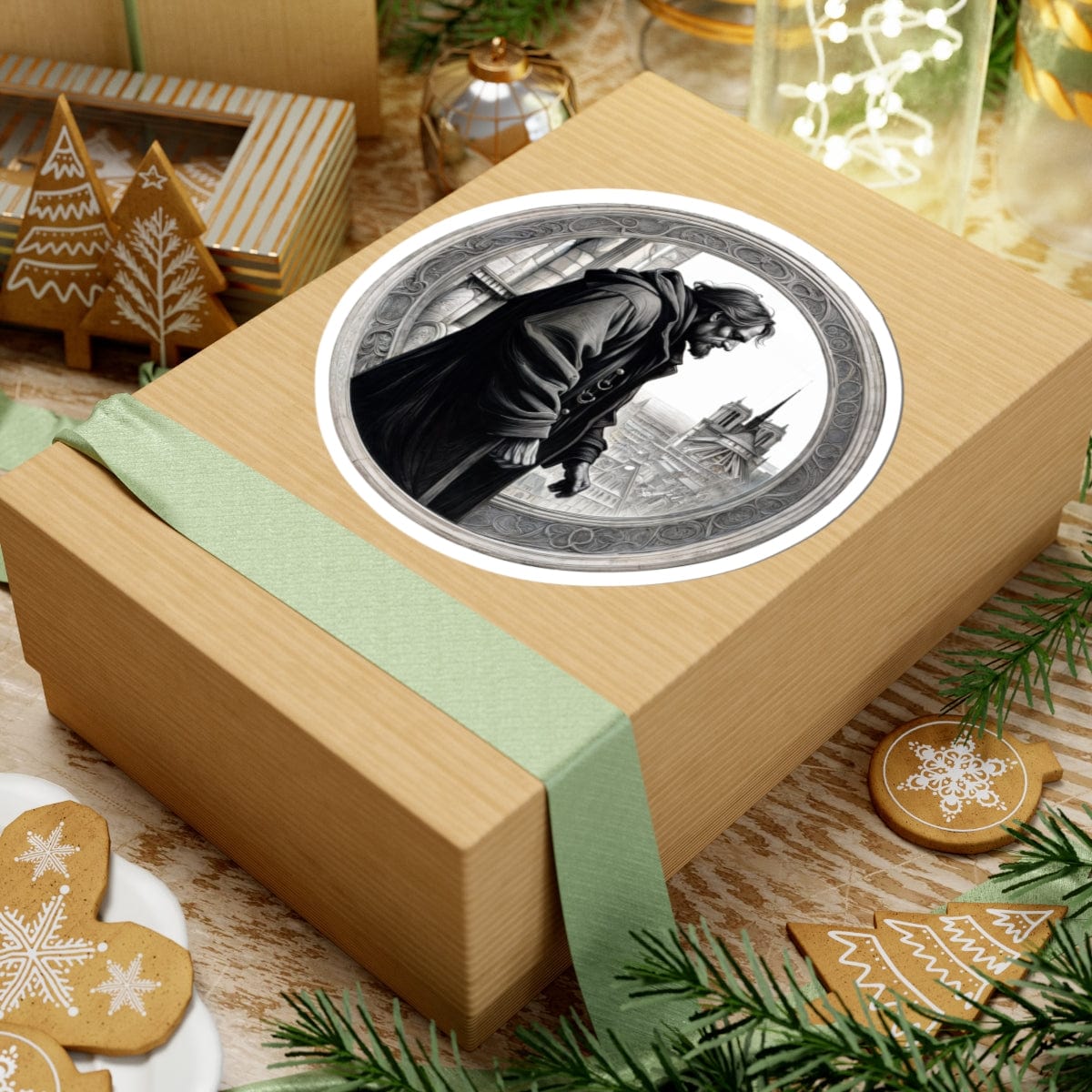 Printify Paper products Hunchback of Notre Dame - Mysteries & Monsters Kiss-Cut Stickers