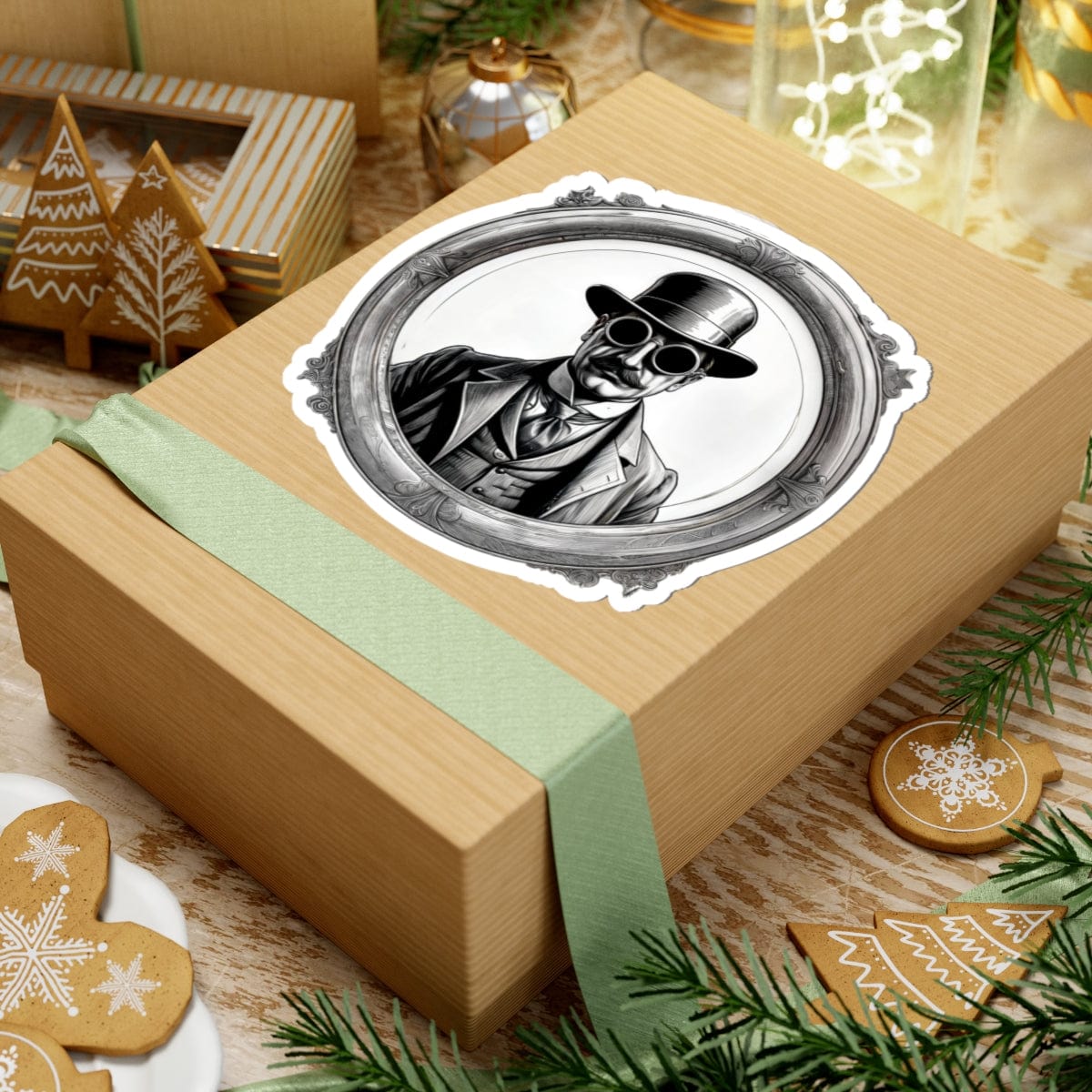 Printify Paper products Invisible Man - Mysteries & Monsters Kiss-Cut Stickers