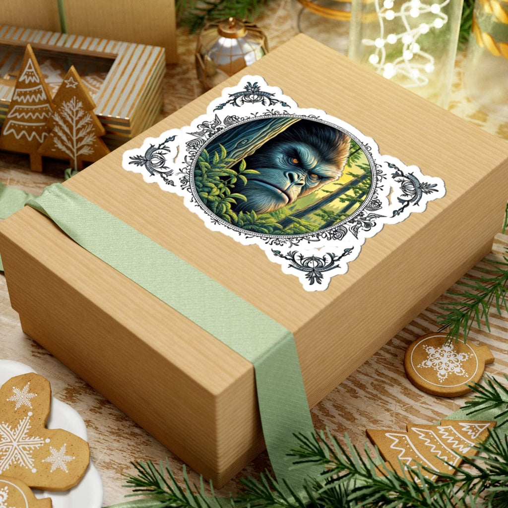 Printify Paper products Legends Are Real  - Bigfoot & Legends Kiss-Cut Stickers