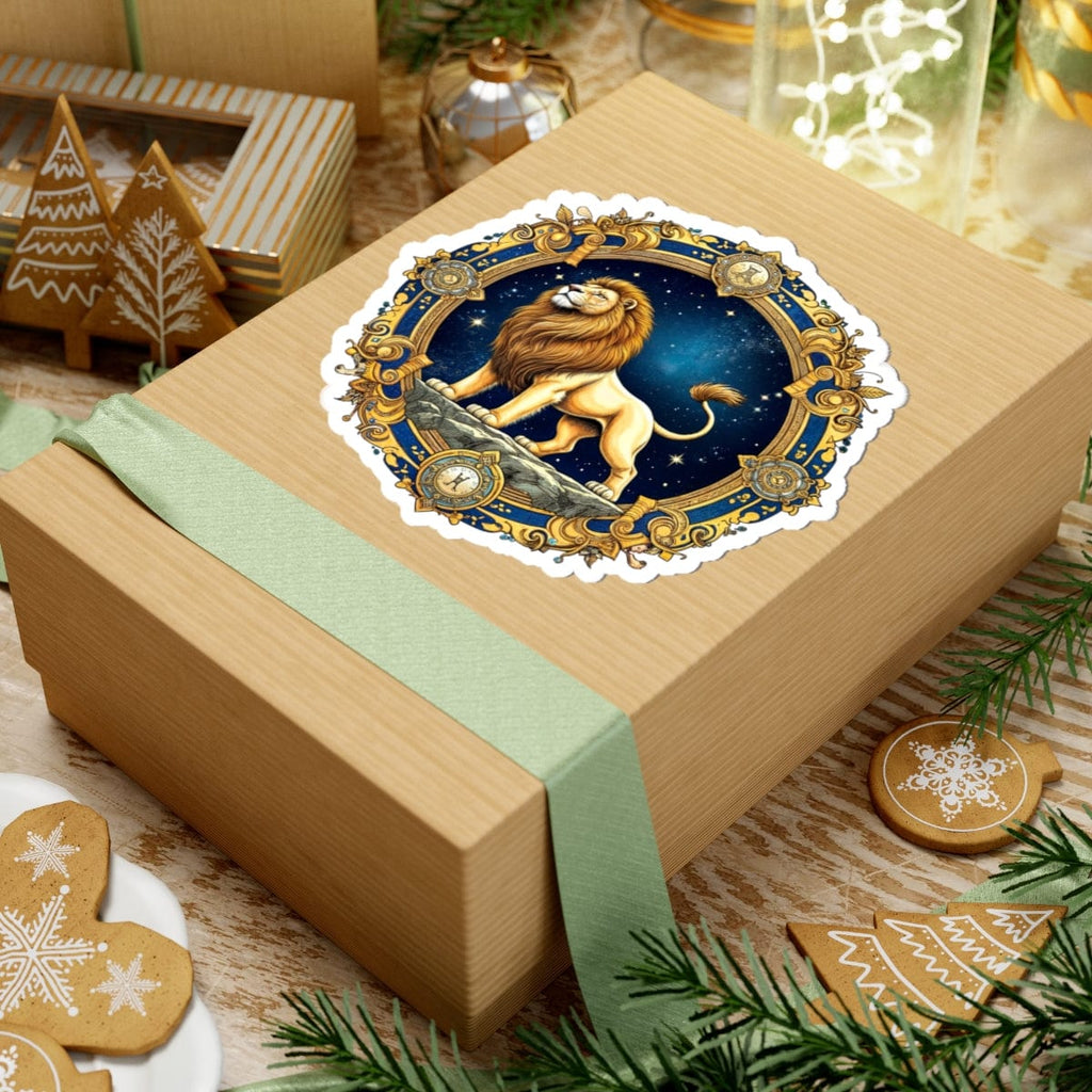 Printify Paper products Leo - Zodiac Astrology Kiss-Cut Stickers